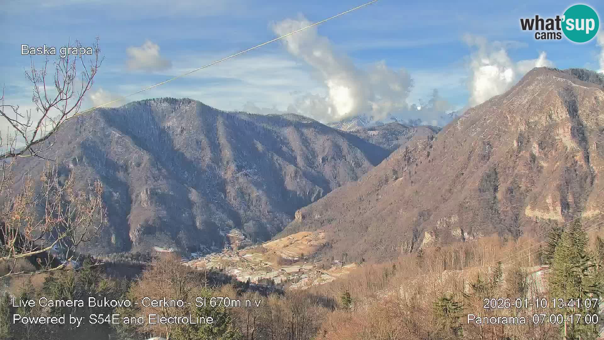 Webcam Bukovo – Baška grapa | Cerkno | Slovenia