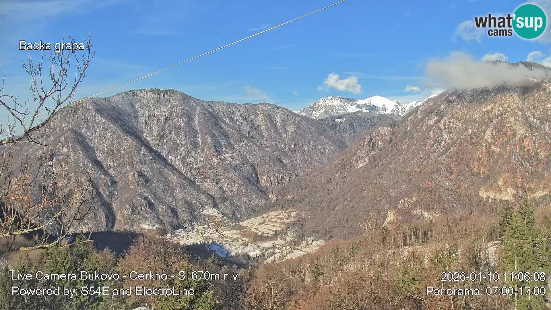 Kamera Bukovo – Baška grapa | Cerkno