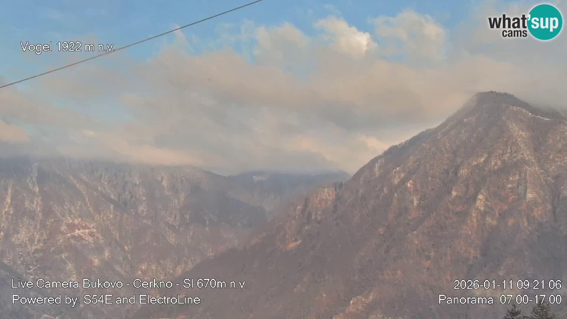 Webcam Bukovo – Baška grapa | Cerkno | Slovénie