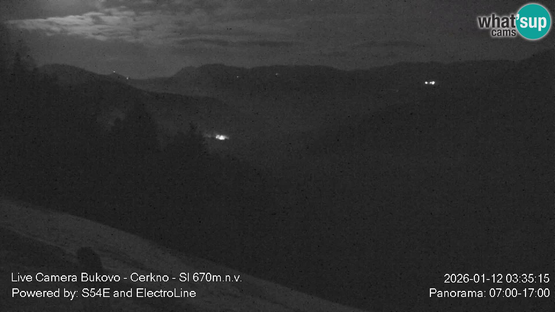 Web kamera Bukovo – Baška grapa | Cerkno | Slovenija