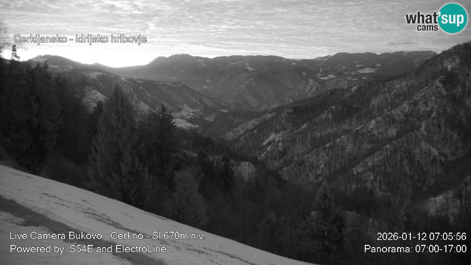 Webcam Bukovo – Baška grapa | Cerkno | Slovenia