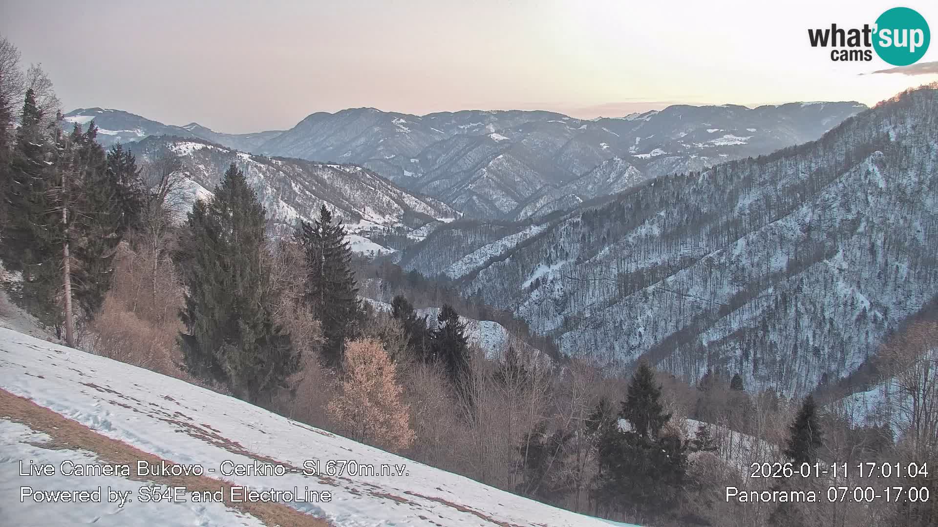 Web kamera Bukovo – Baška grapa | Cerkno | Slovenija