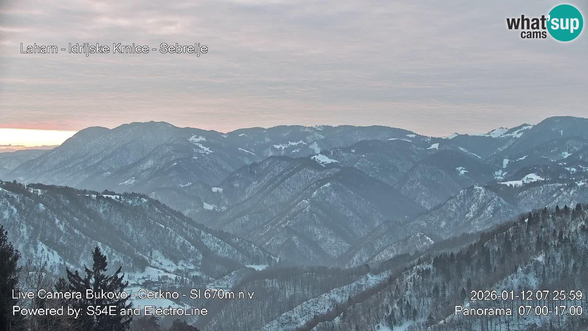 Webcam Bukovo – Baška grapa | Cerkno | Slovenia