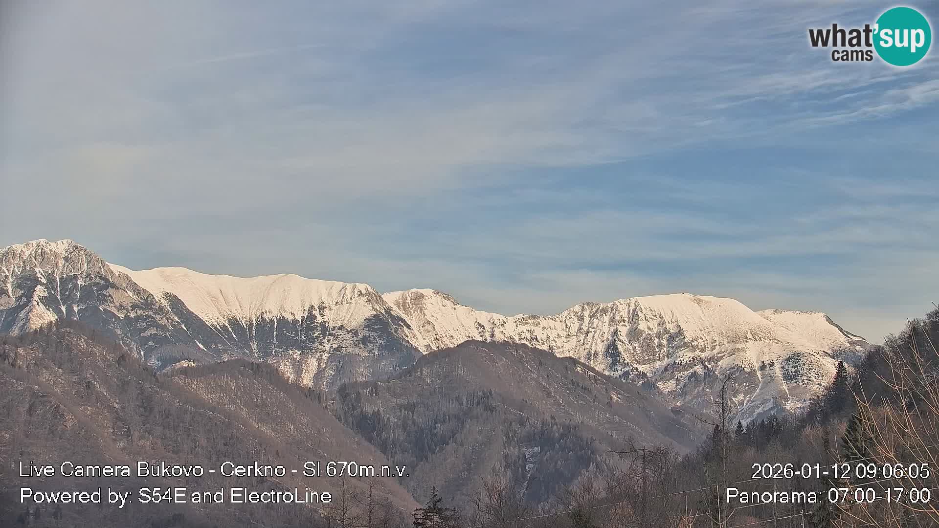Webcam Bukovo – Baška grapa | Cerkno | Slovenia
