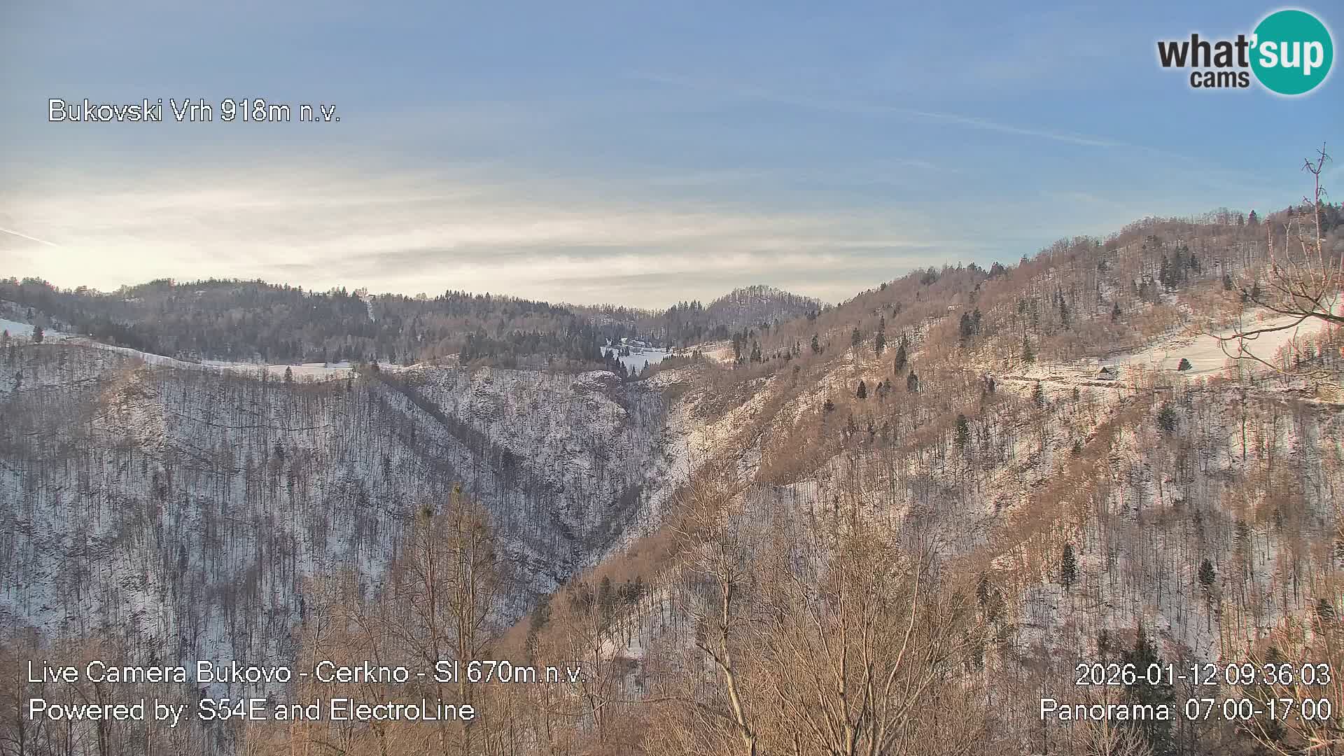 Webcam Bukovo – Baška grapa | Cerkno | Slovenia