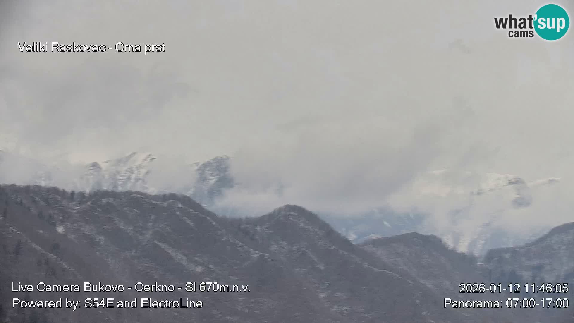 Bukovo Webcam – Baška grapa | Cerkno | Slowenien