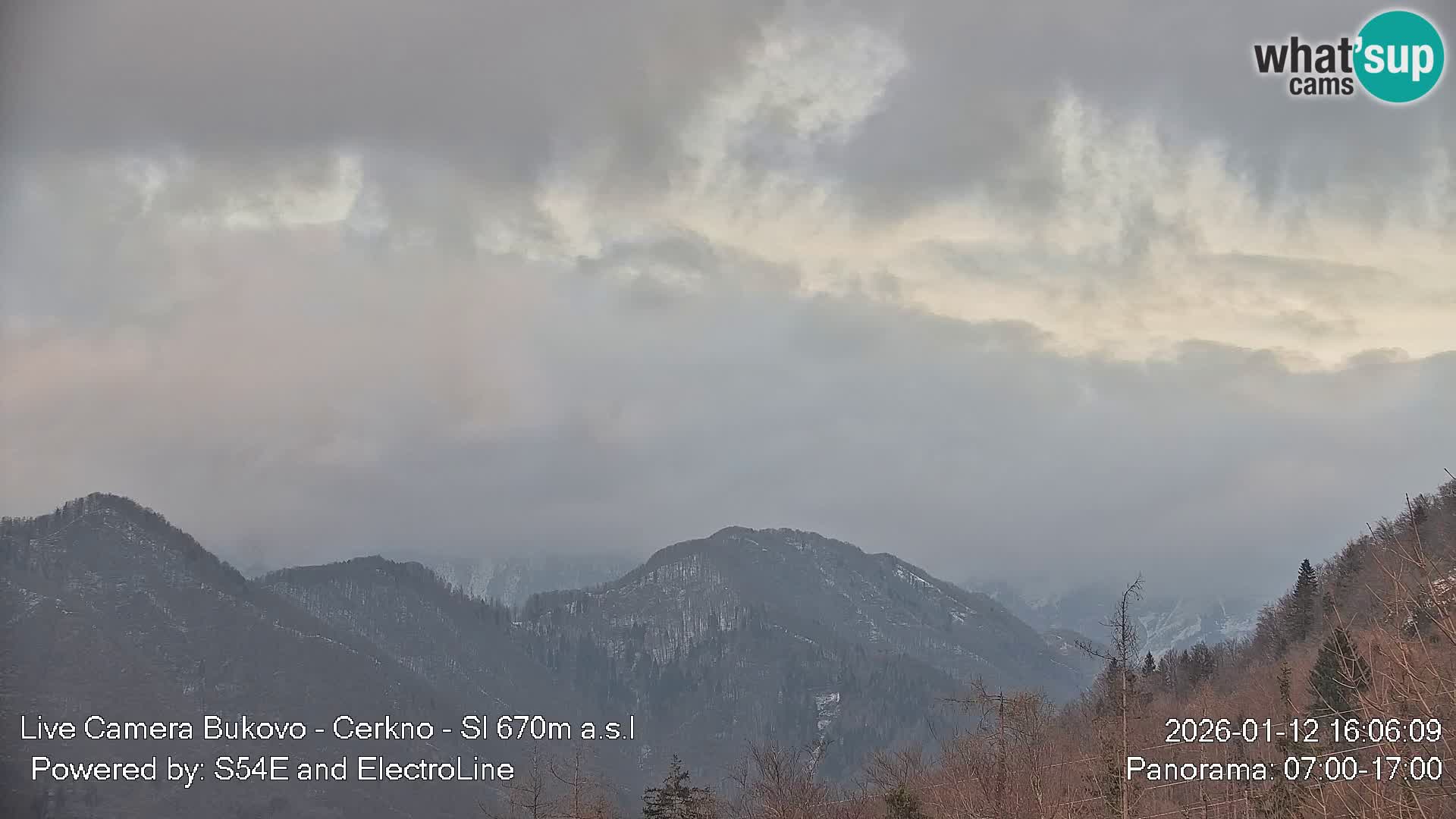 Webcam Bukovo – Baška grapa | Cerkno | Slovénie