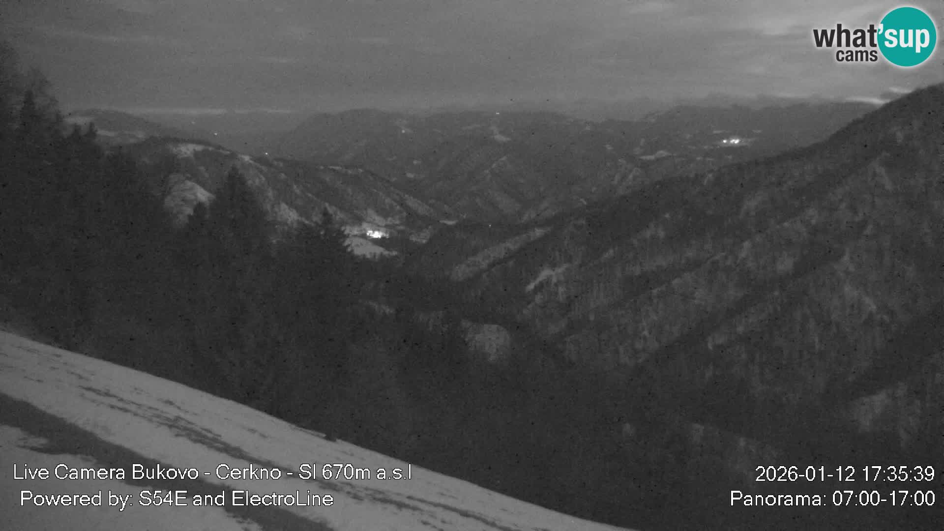 Webcam Bukovo – Baška grapa | Cerkno | Slovénie