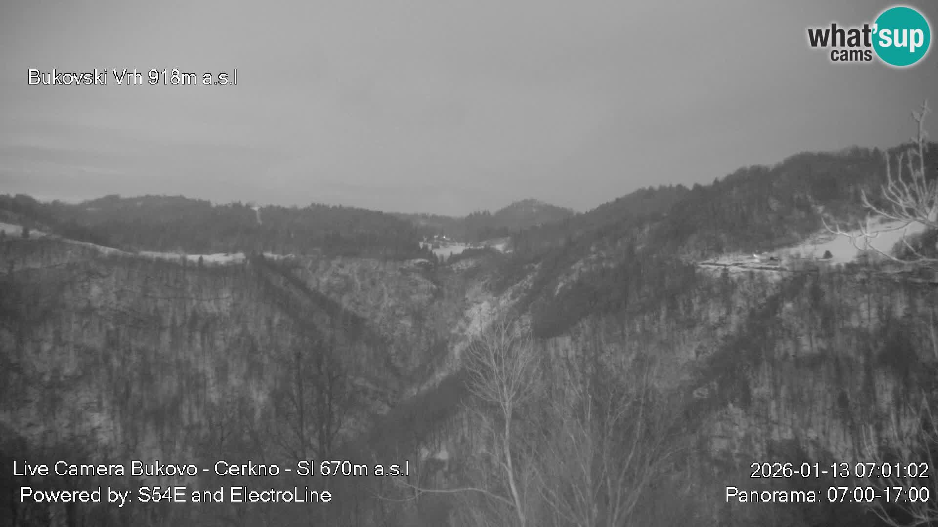 Webcam Bukovo – Baška grapa | Cerkno | Slovénie