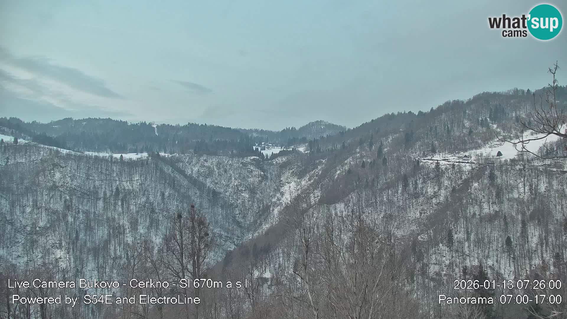 Webcam Bukovo – Baška grapa | Cerkno | Slovénie