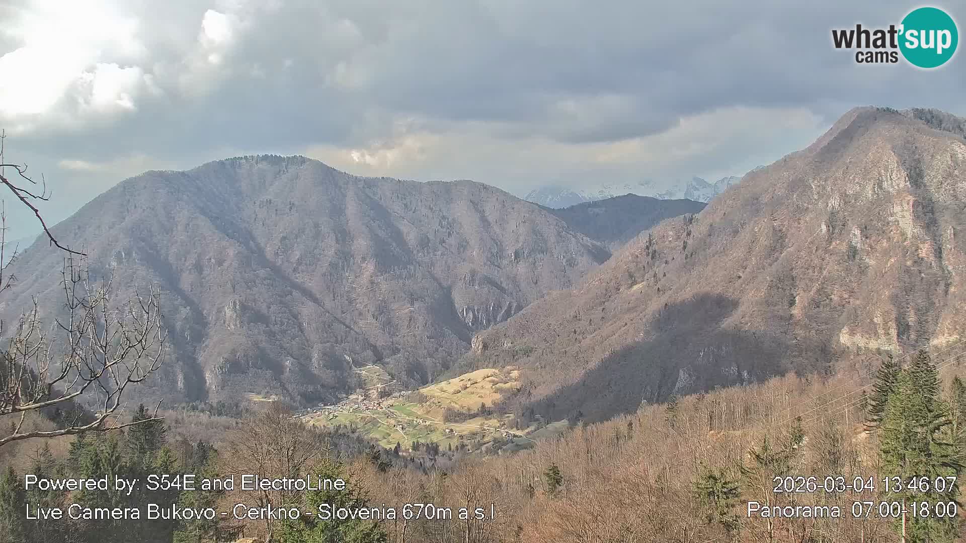 Webcam en vivo Bukovo – Baška grapa | Cerkno | Eslovenia