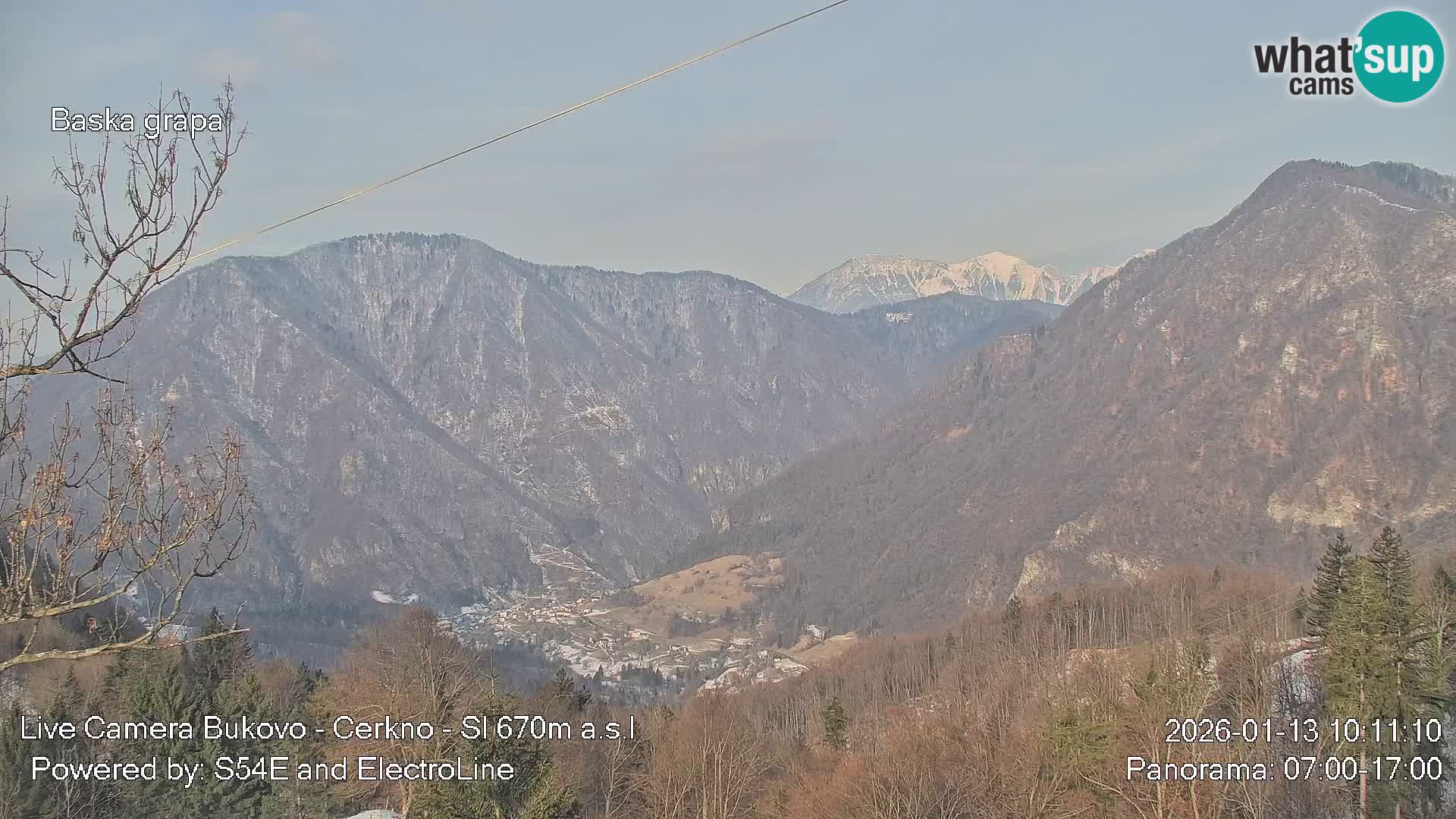 Webcam Bukovo – Baška grapa | Cerkno | Slovénie