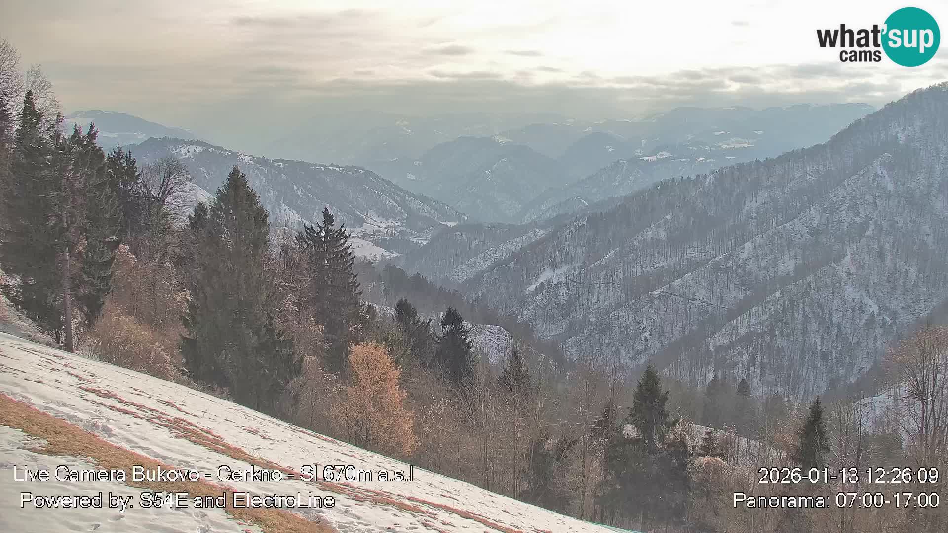 Webcam Bukovo – Baška grapa | Cerkno | Slovénie