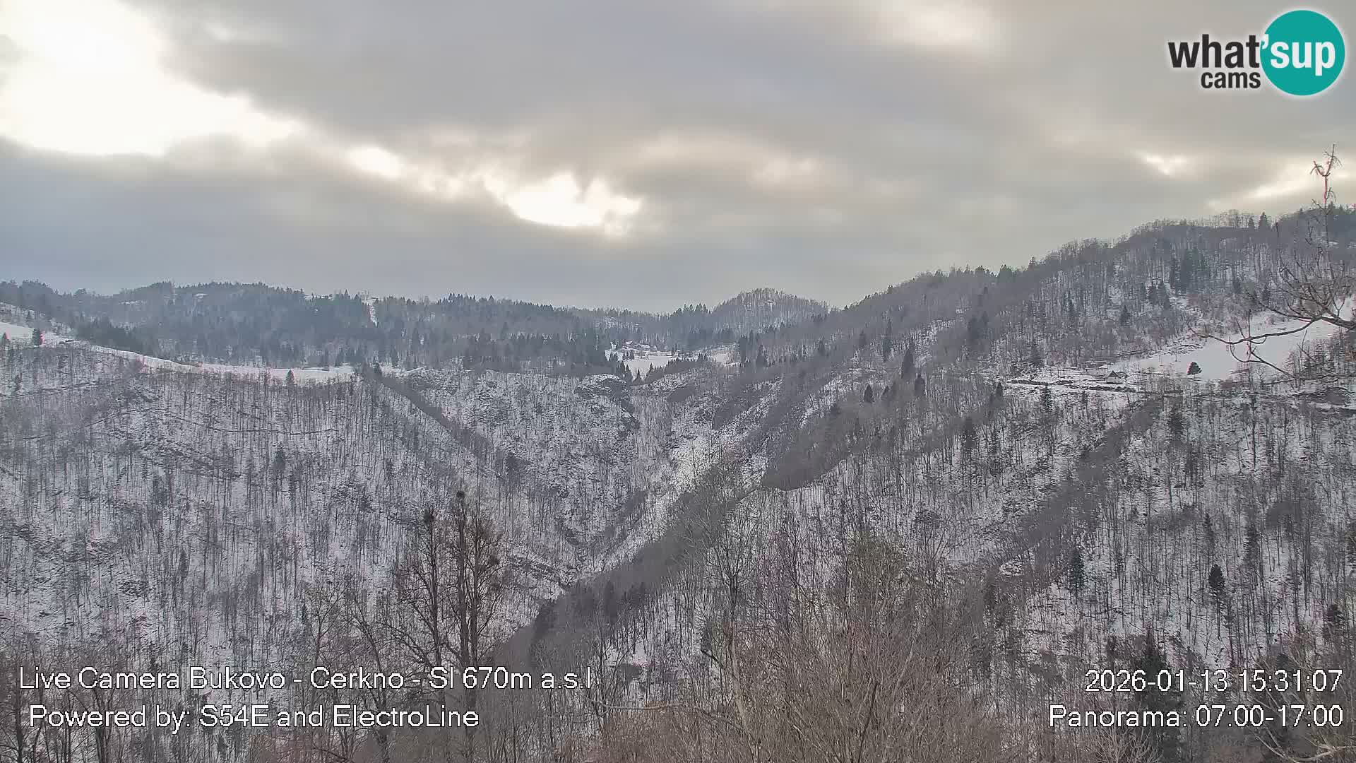 Webcam Bukovo – Baška grapa | Cerkno | Slovénie