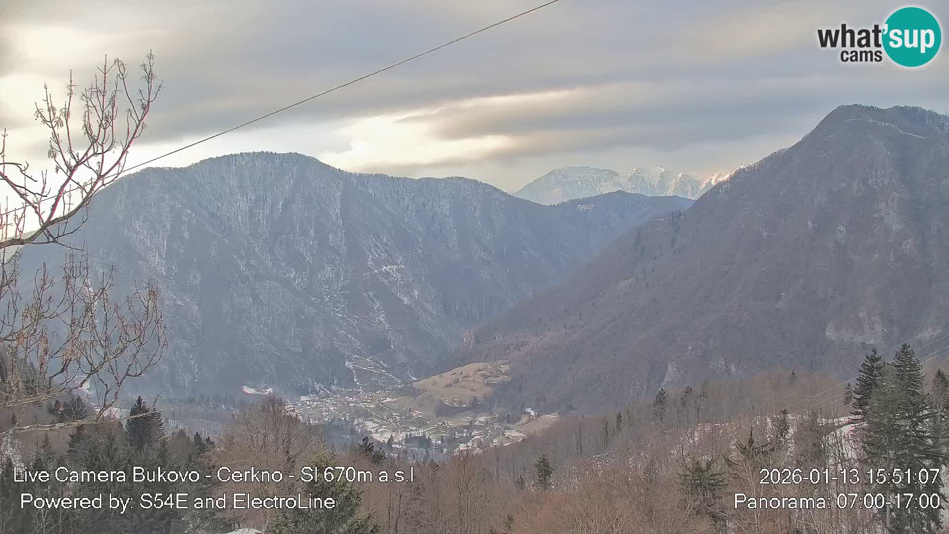 Webcam Bukovo – Baška grapa | Cerkno | Slovénie