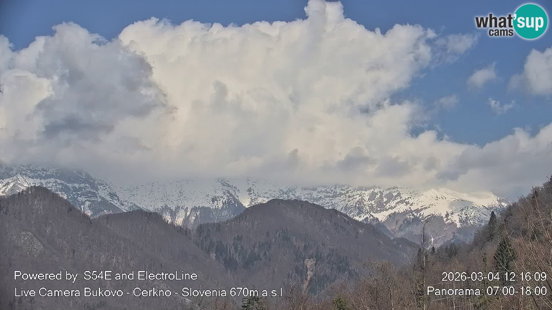 Webcam Bukovo – Baška grapa | Cerkno | Slovenia