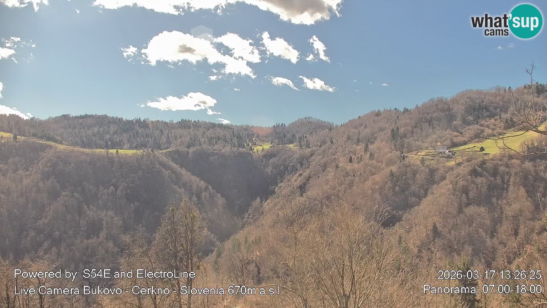 Webcam en vivo Bukovo – Baška grapa | Cerkno | Eslovenia