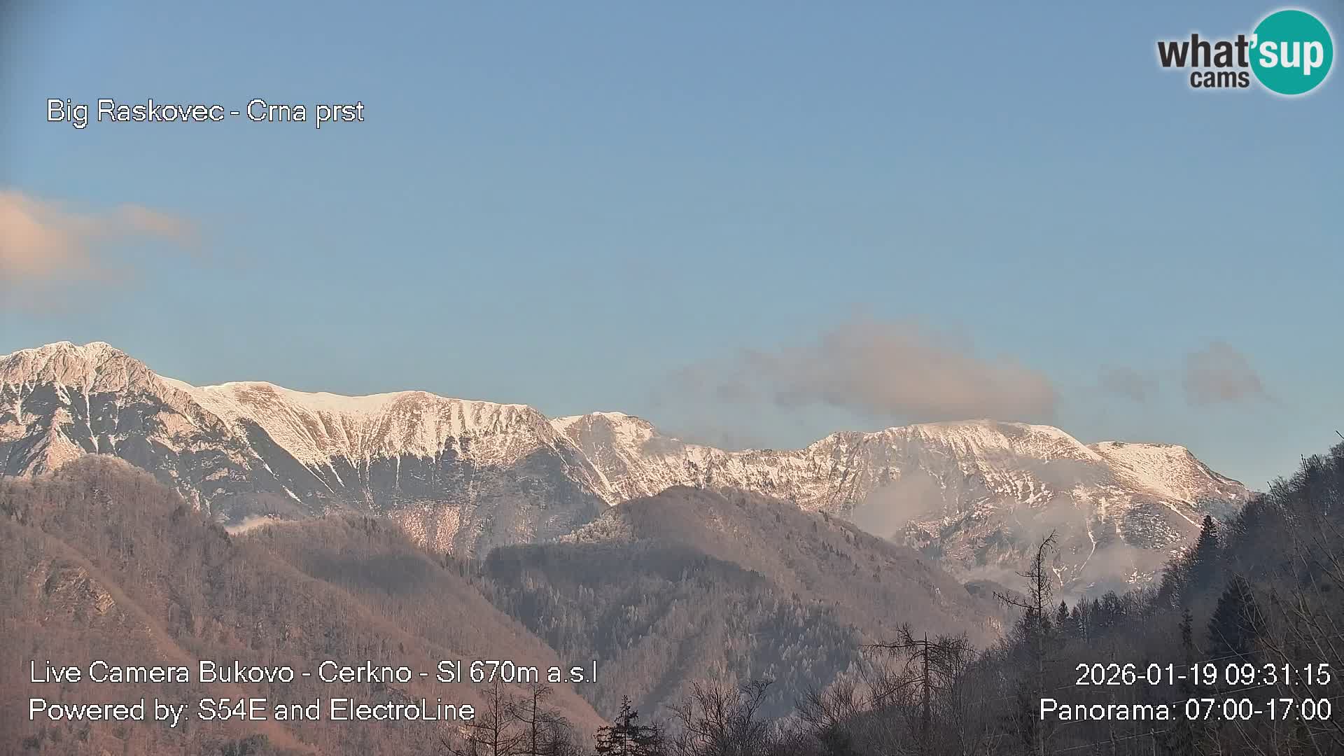 Webcam Bukovo – Baška grapa | Cerkno | Slovenia