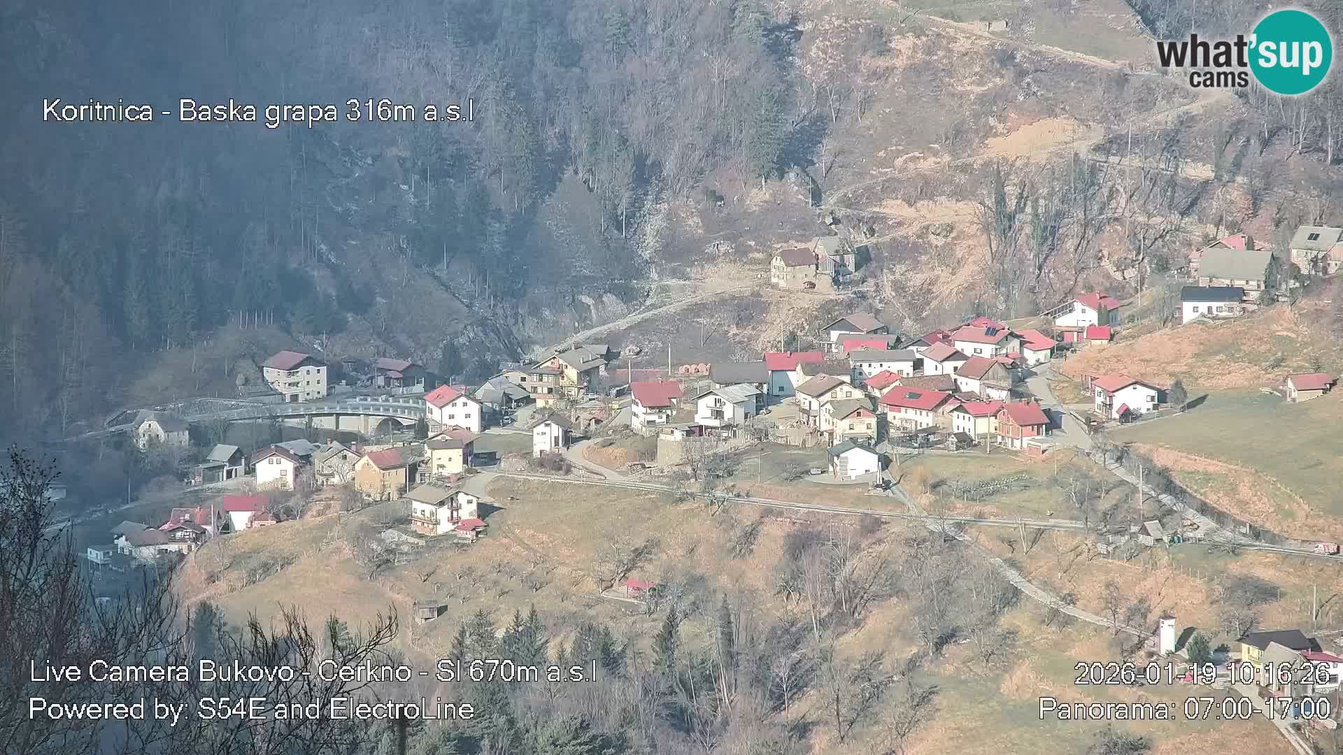 Webcam Bukovo – Baška grapa | Cerkno | Slovenia