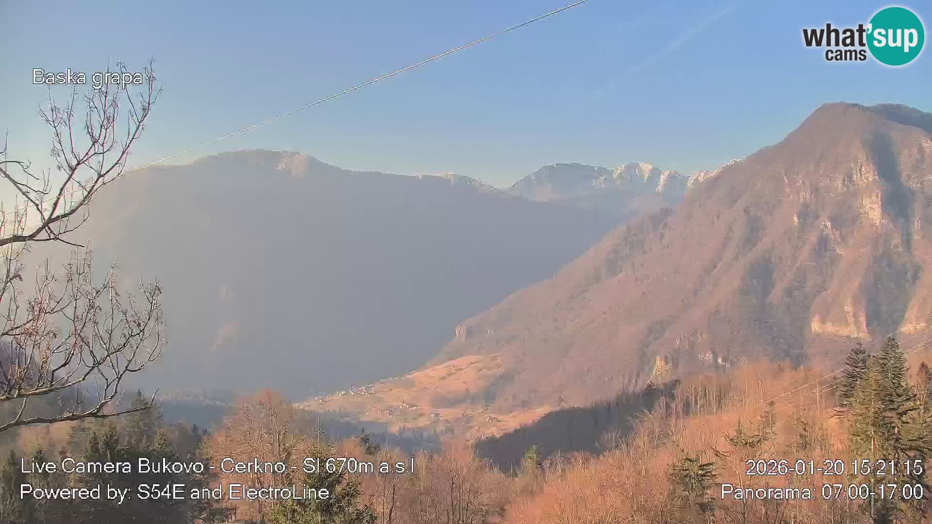 Webcam Bukovo – Baška grapa | Cerkno | Slovenia