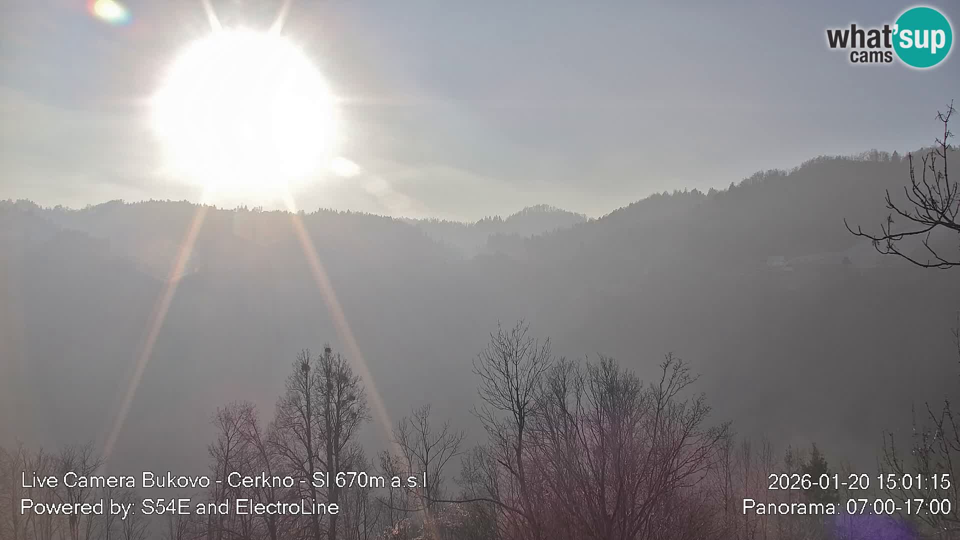 Web kamera Bukovo – Baška grapa | Cerkno | Slovenija