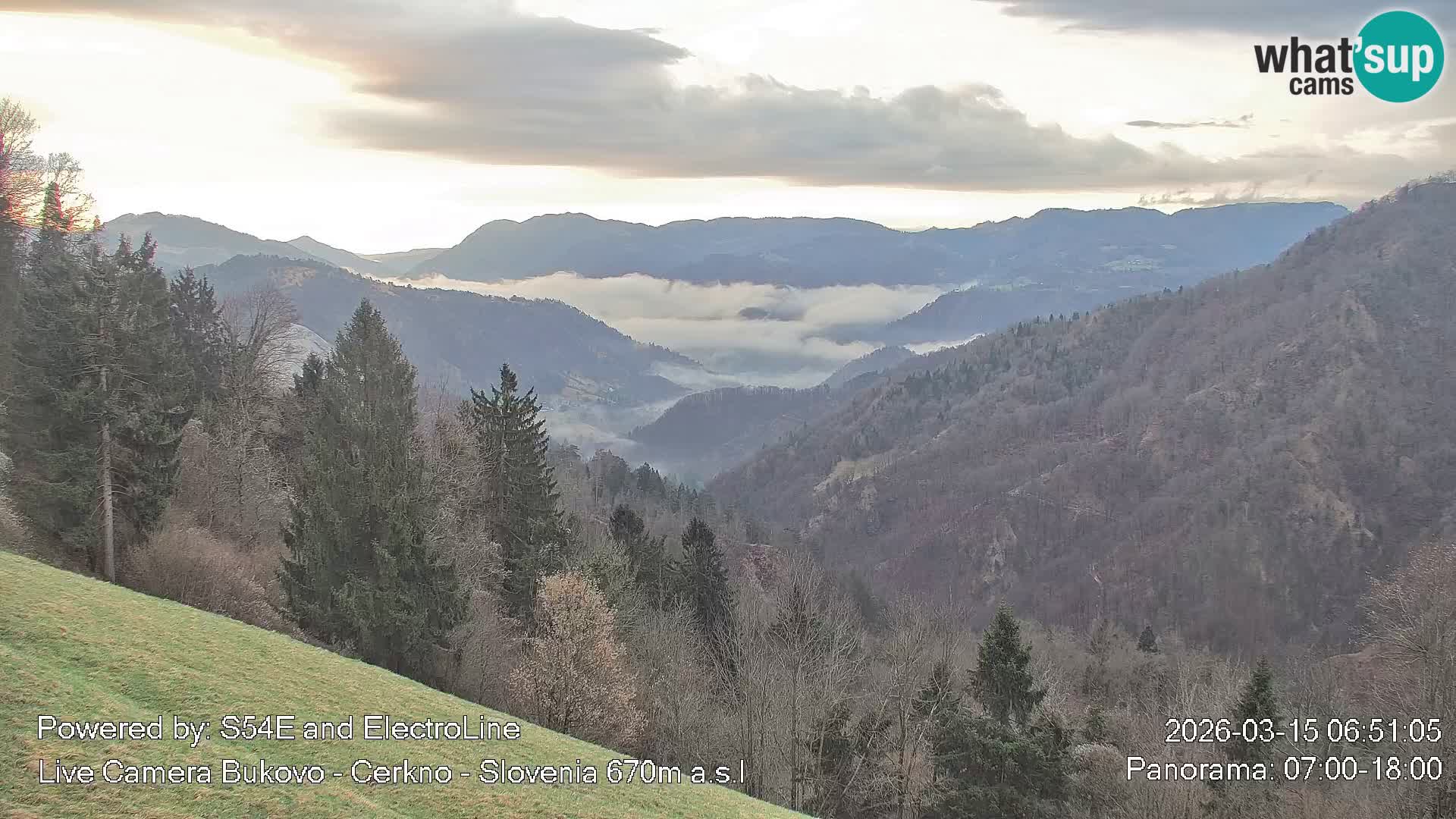 Webcam Bukovo – Baška grapa | Cerkno | Slovenia