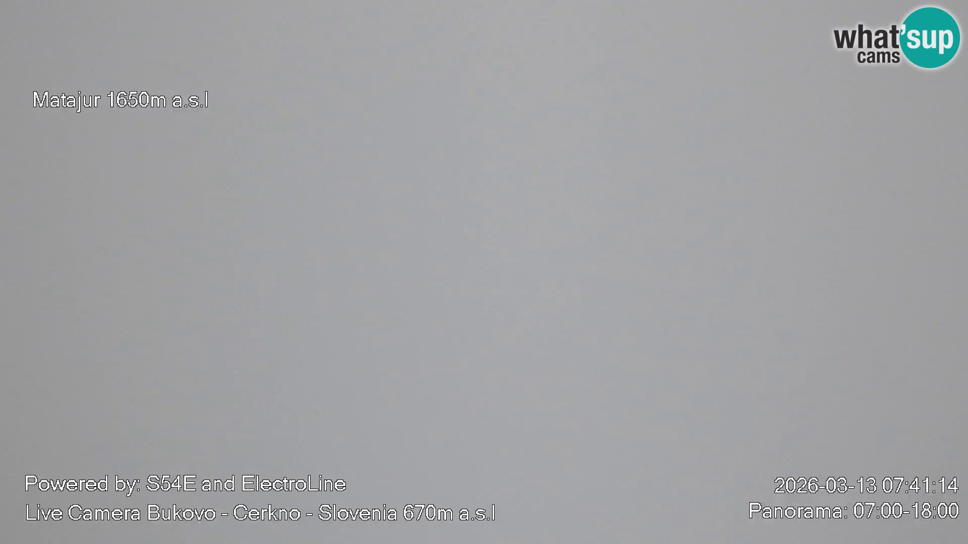 Web kamera Bukovo – Baška grapa | Cerkno | Slovenija