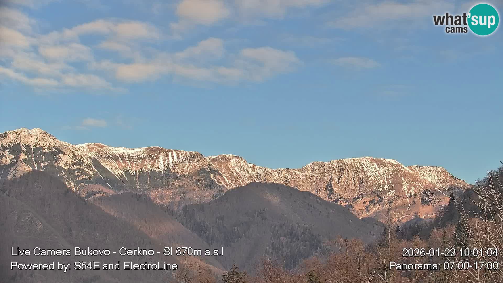 Web kamera Bukovo – Baška grapa | Cerkno | Slovenija