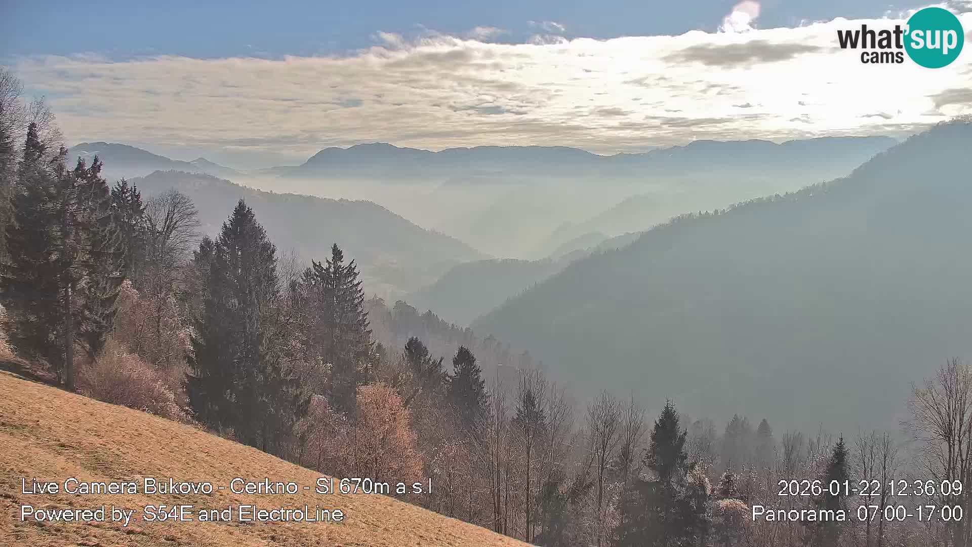 Webcam Bukovo – Baška grapa | Cerkno | Slovenia