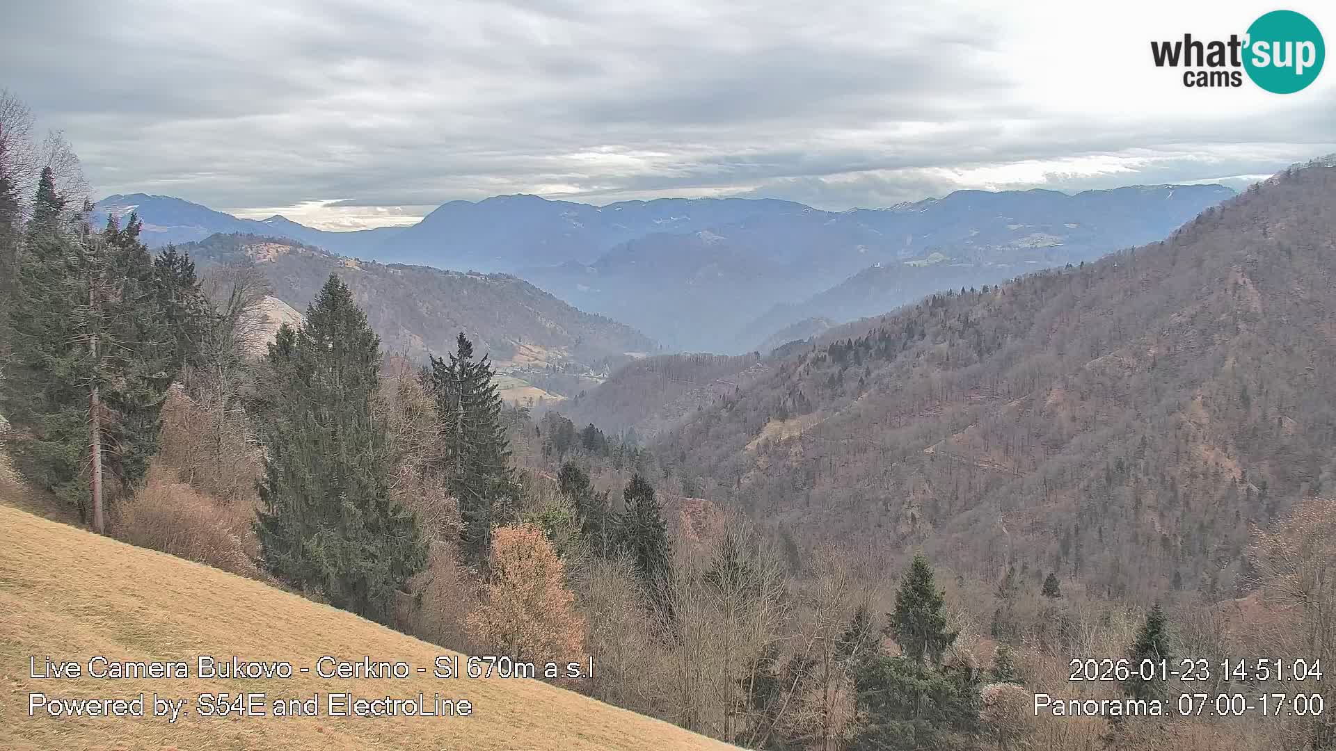 Web kamera Bukovo – Baška grapa | Cerkno | Slovenija