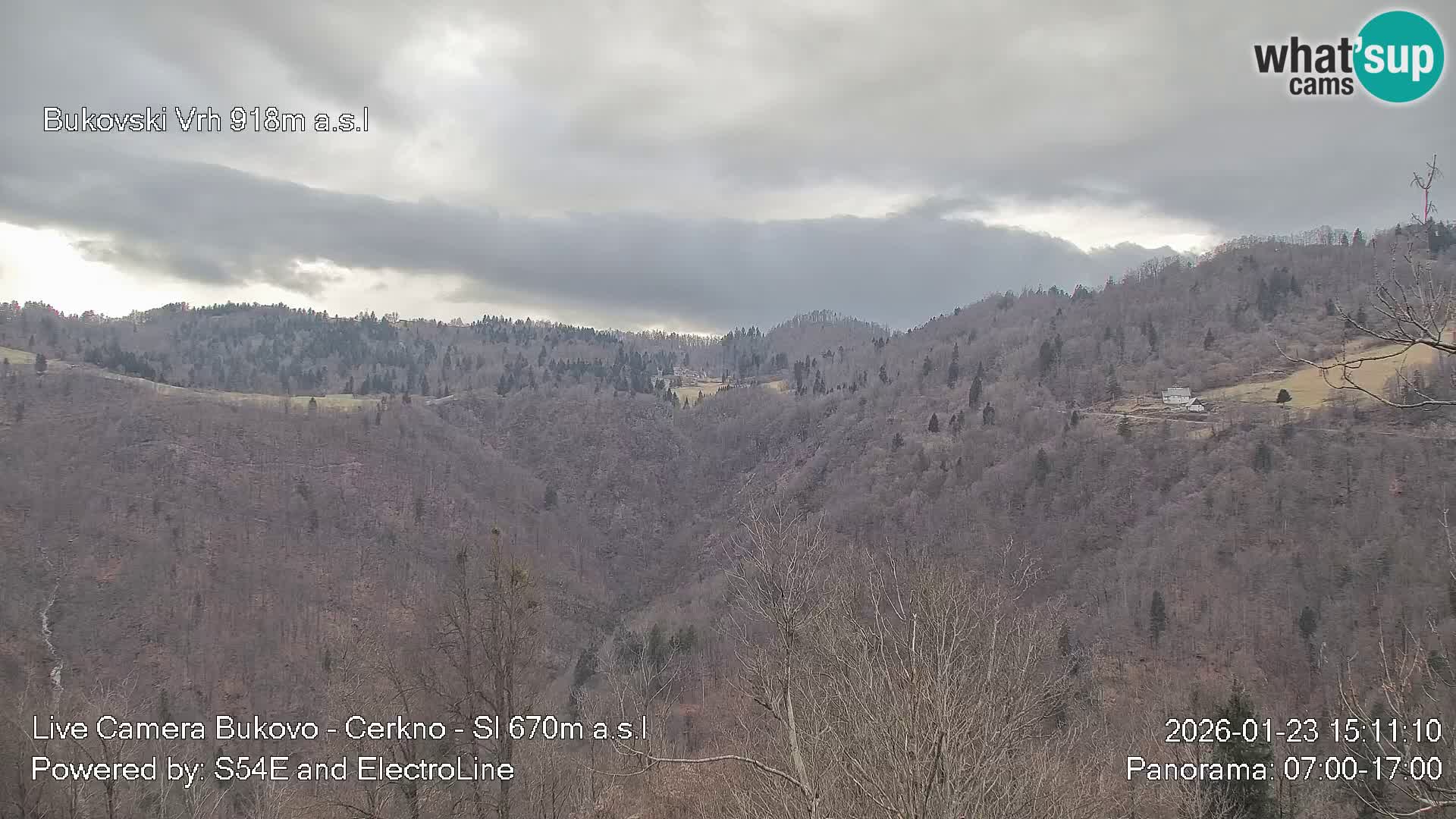 Webcam Bukovo – Baška grapa | Cerkno | Slovenia