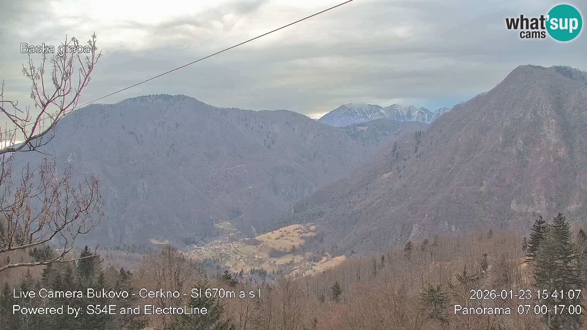 Webcam en vivo Bukovo – Baška grapa | Cerkno | Eslovenia