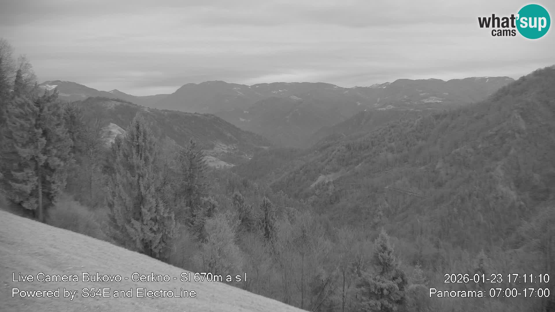 Webcam Bukovo – Baška grapa | Cerkno | Slovénie