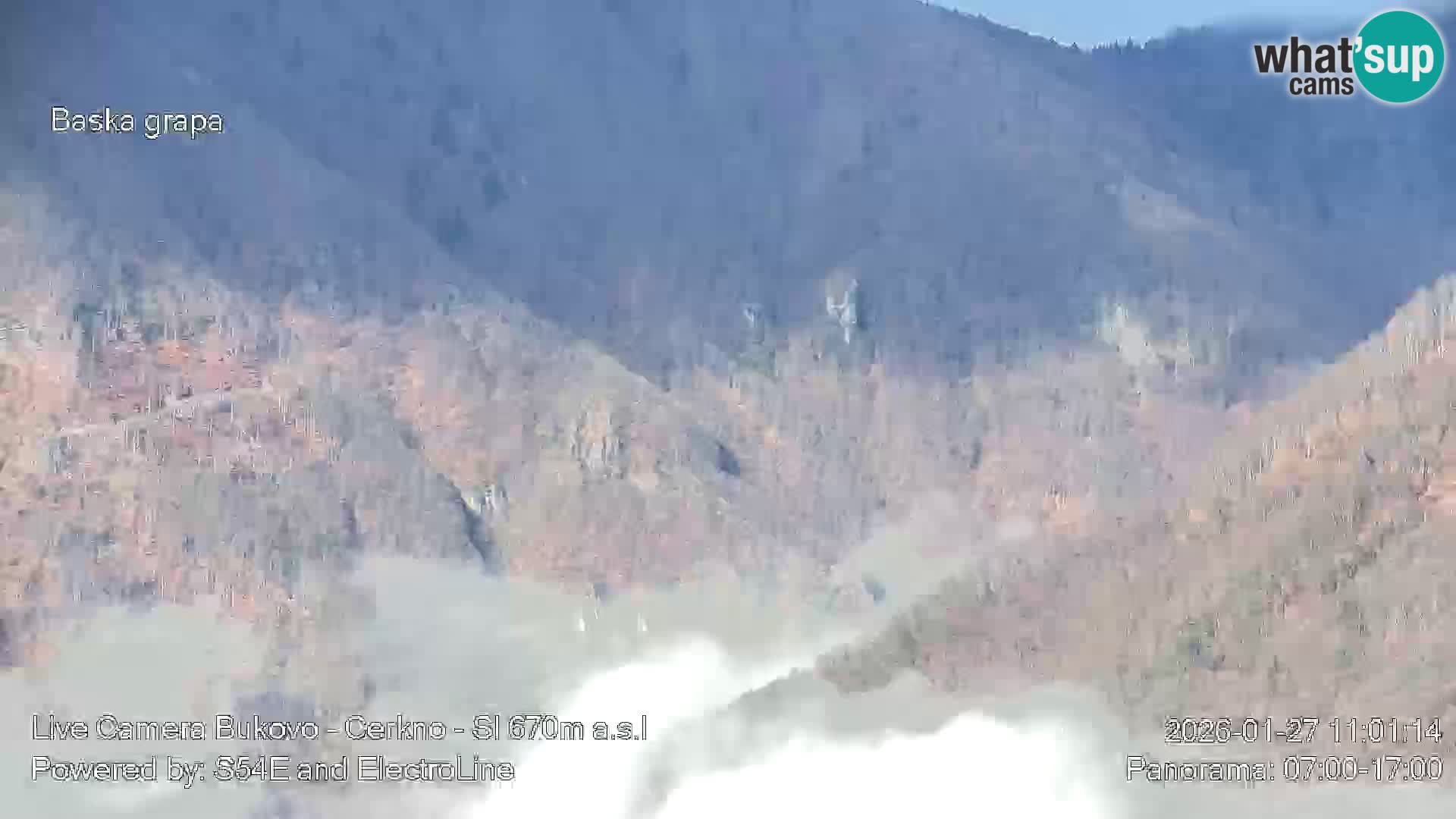 Webcam Bukovo – Baška grapa | Cerkno | Slovenia