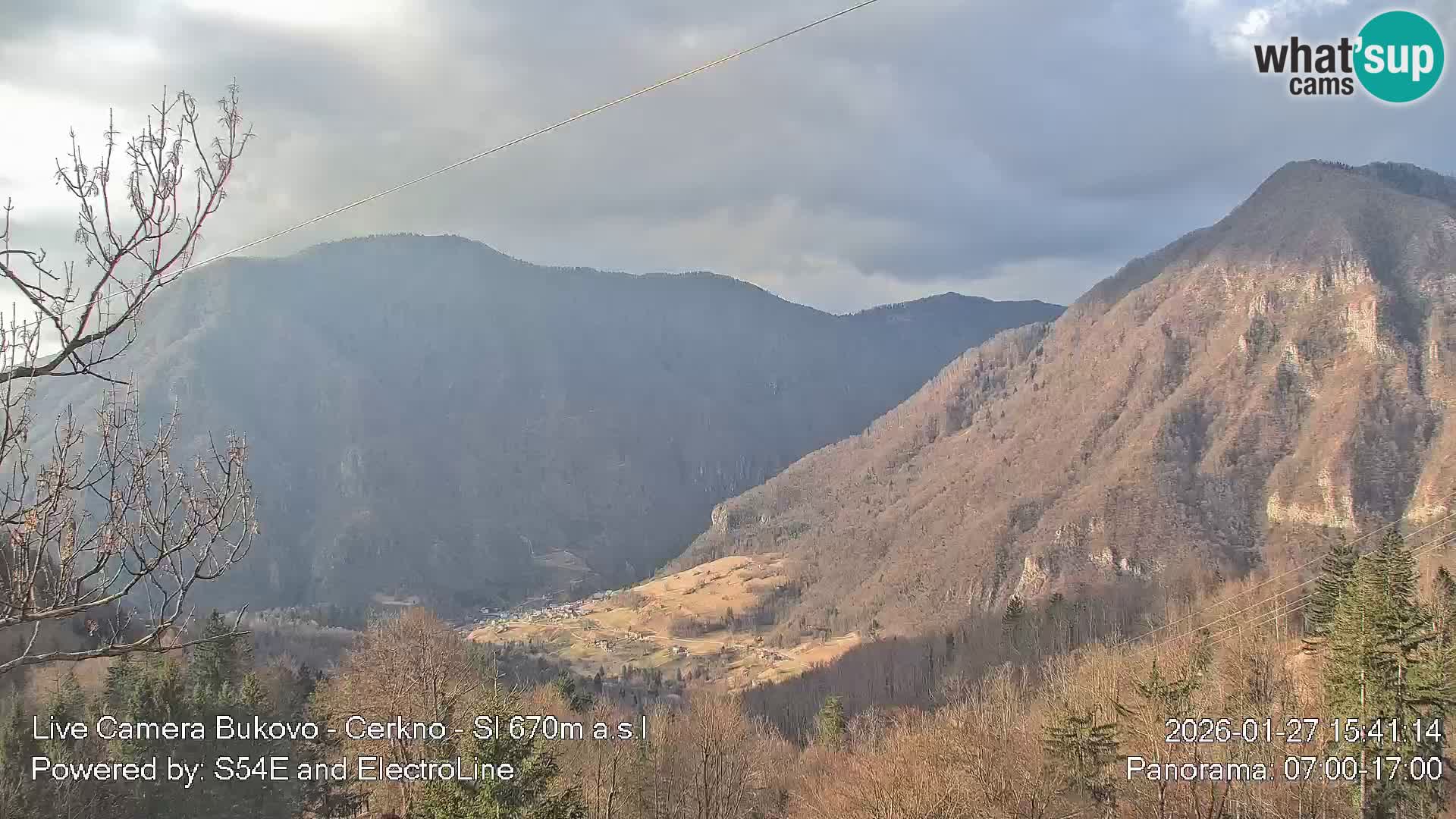 Webcam en vivo Bukovo – Baška grapa | Cerkno | Eslovenia