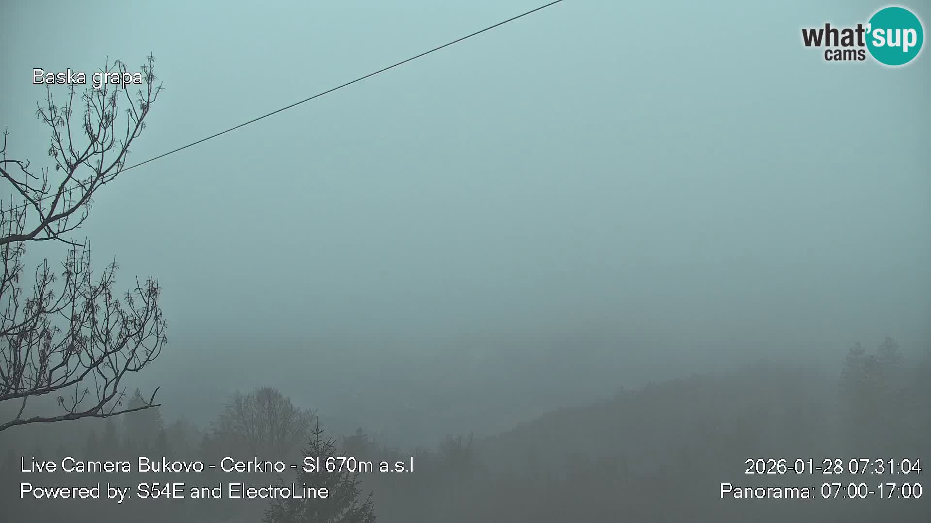 Webcam Bukovo – Baška grapa | Cerkno | Slovenia