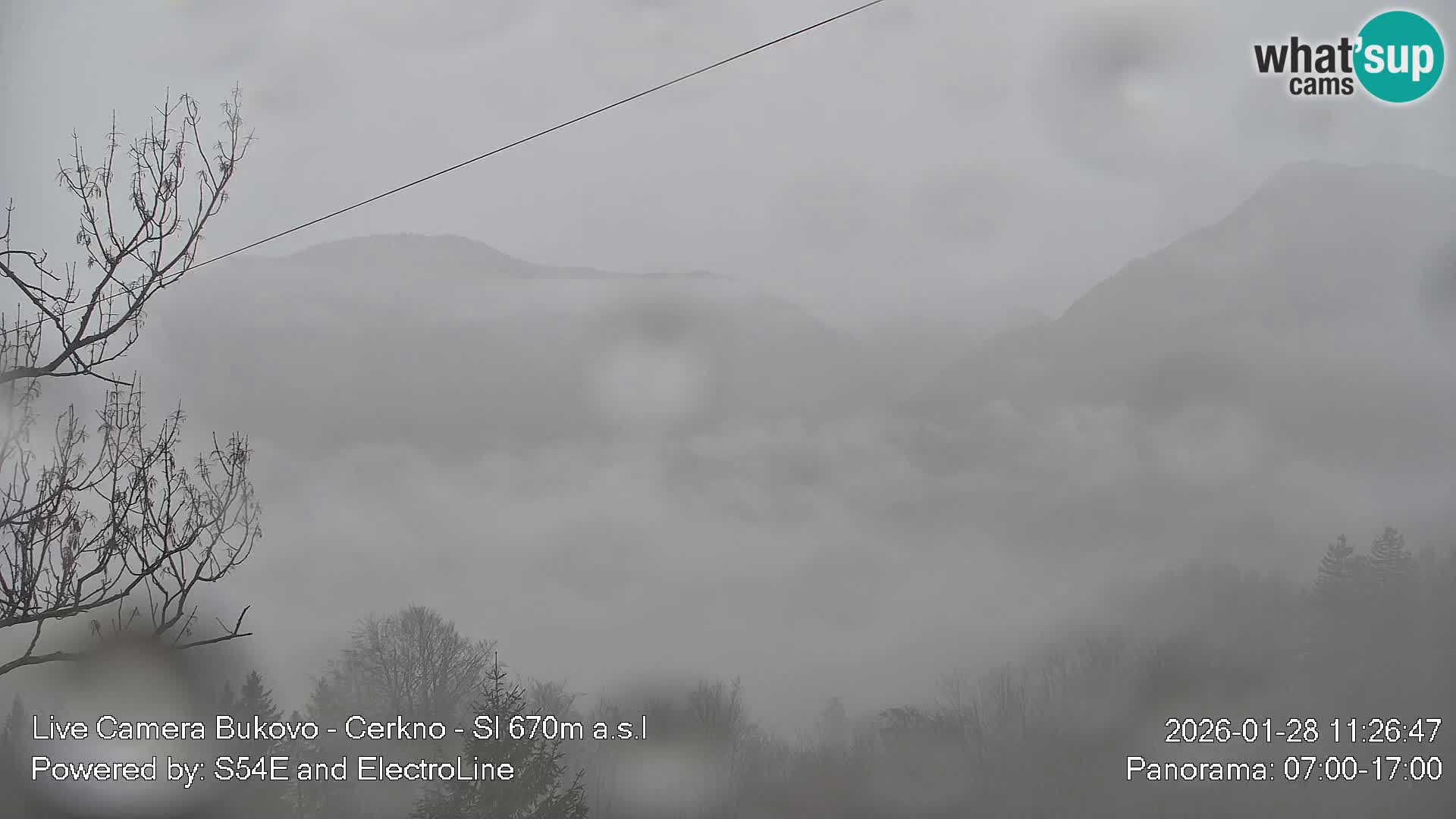 Webcam Bukovo – Baška grapa | Cerkno | Slovénie