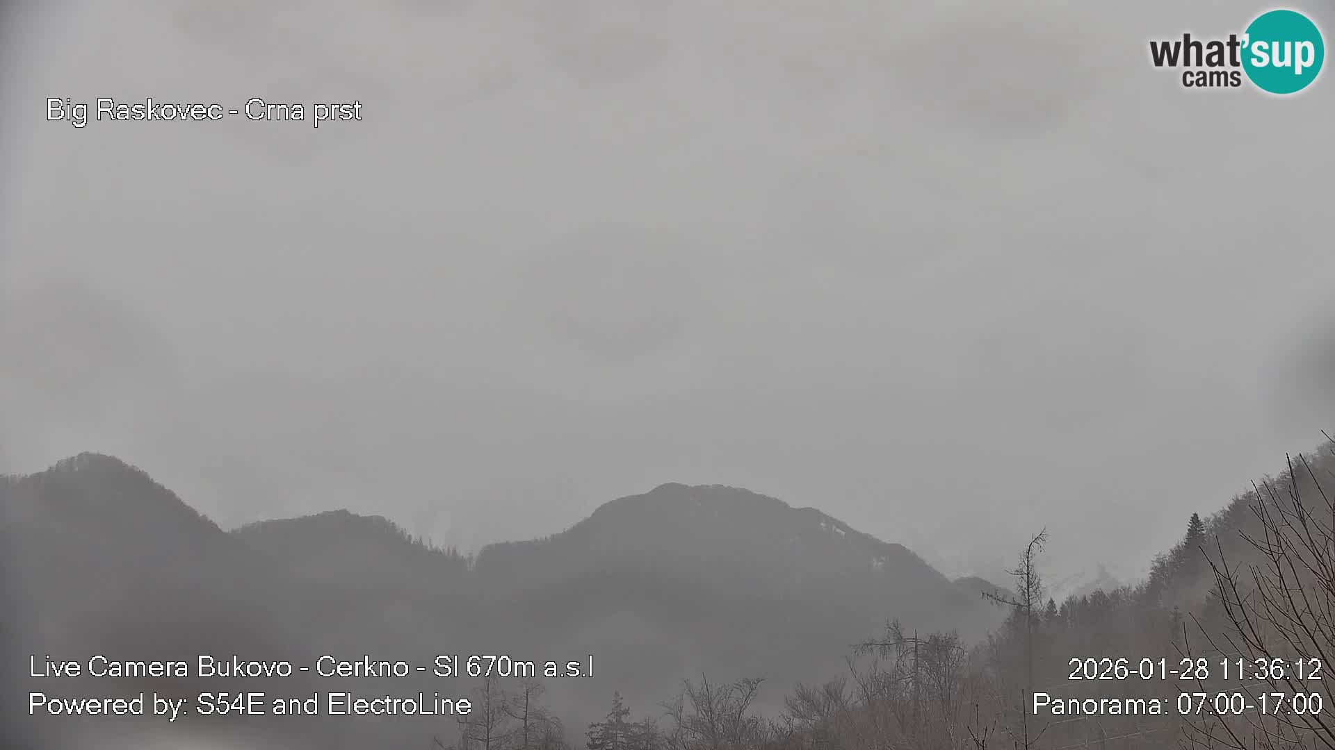 Bukovo Webcam – Baška grapa | Cerkno | Slowenien