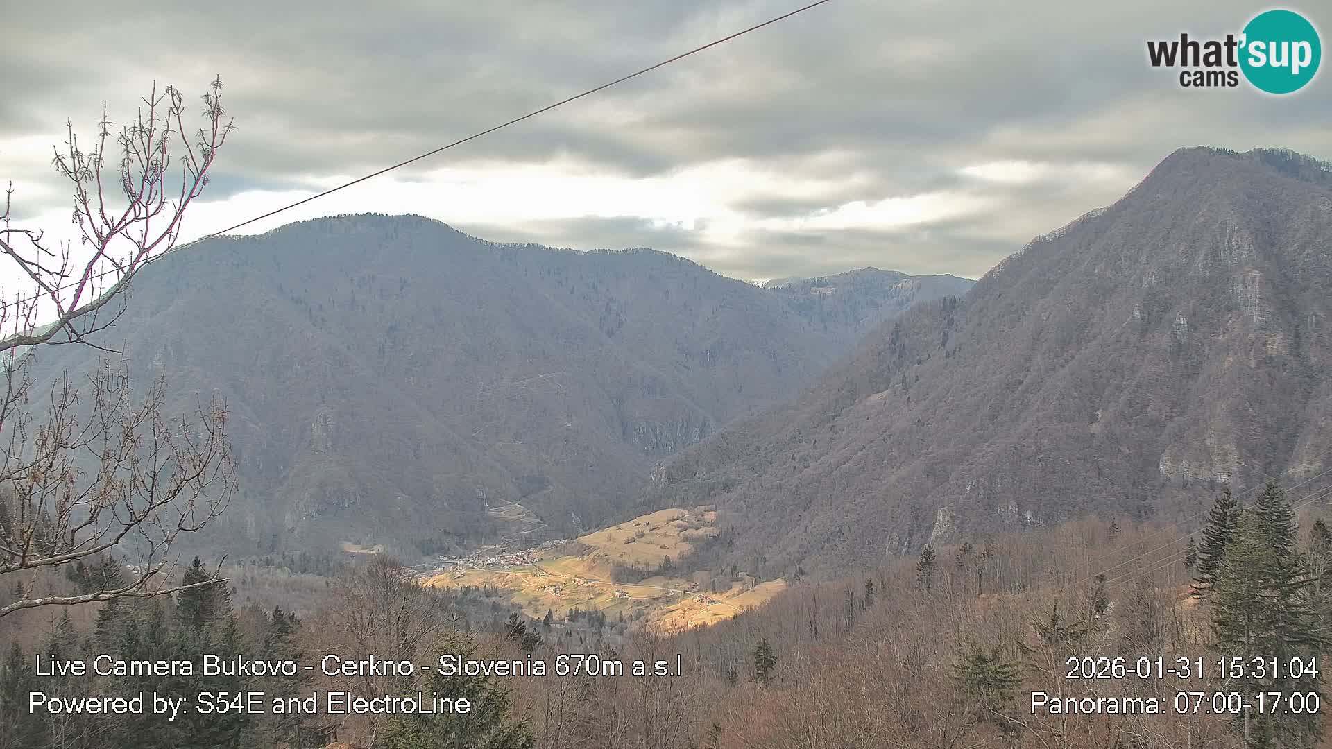Webcam Bukovo – Baška grapa | Cerkno | Slovenia