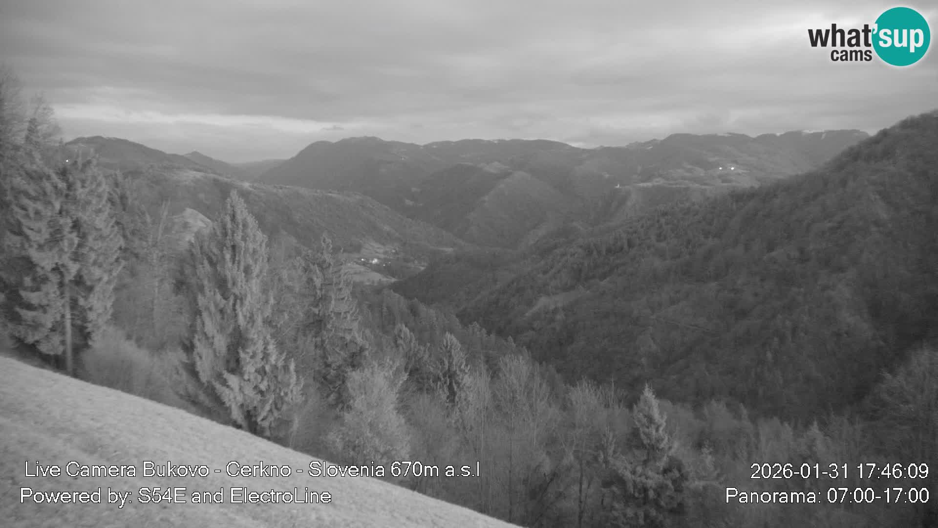 Web kamera Bukovo – Baška grapa | Cerkno | Slovenija