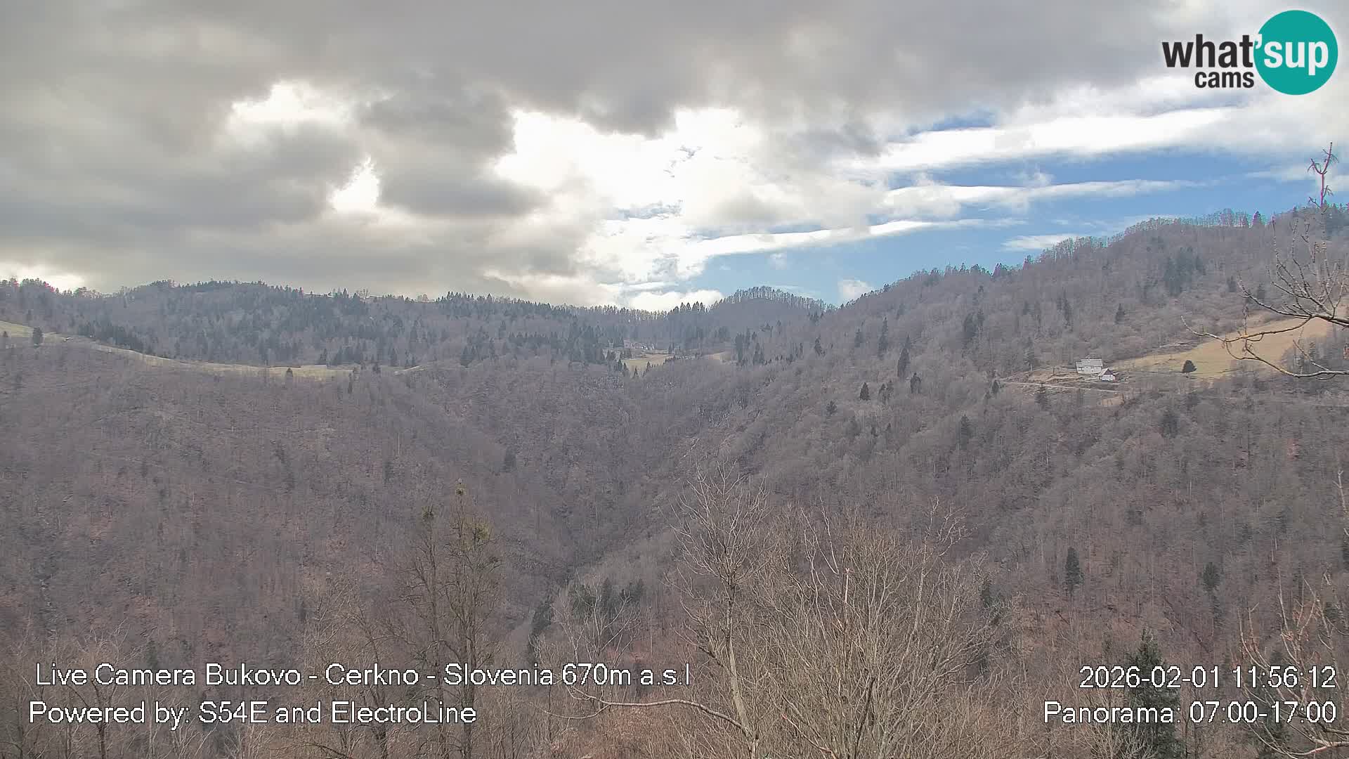 Webcam Bukovo – Baška grapa | Cerkno | Slovenia