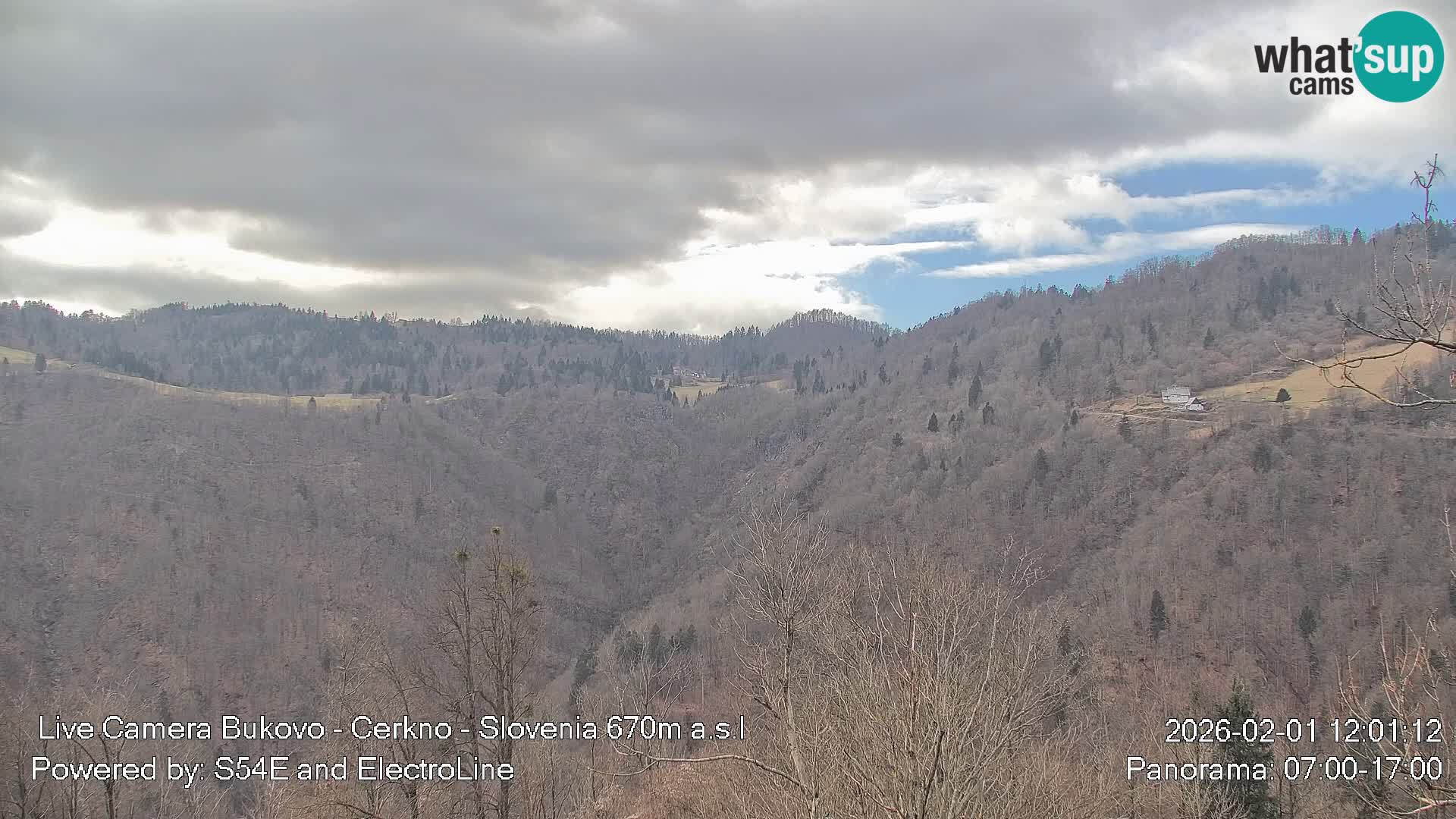 Webcam Bukovo – Baška grapa | Cerkno | Slovenia
