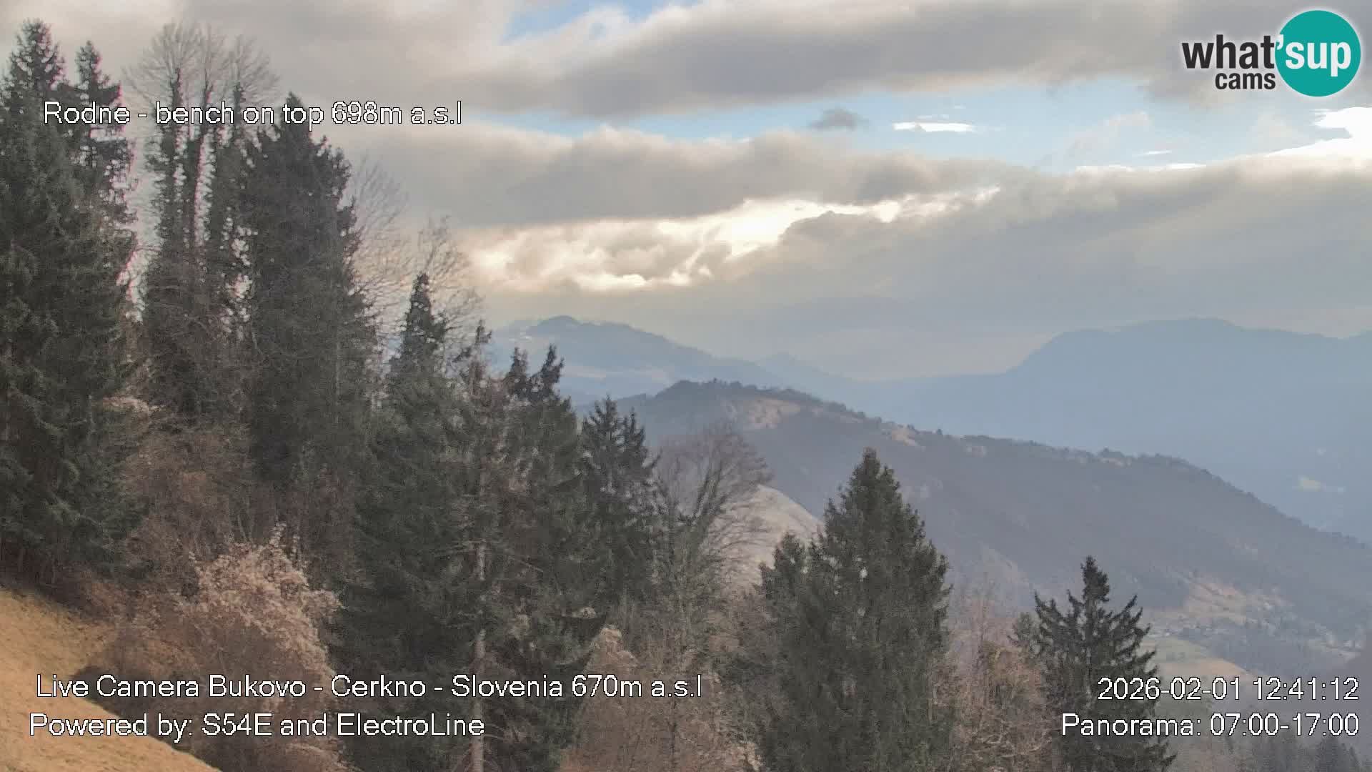 Web kamera Bukovo – Baška grapa | Cerkno | Slovenija