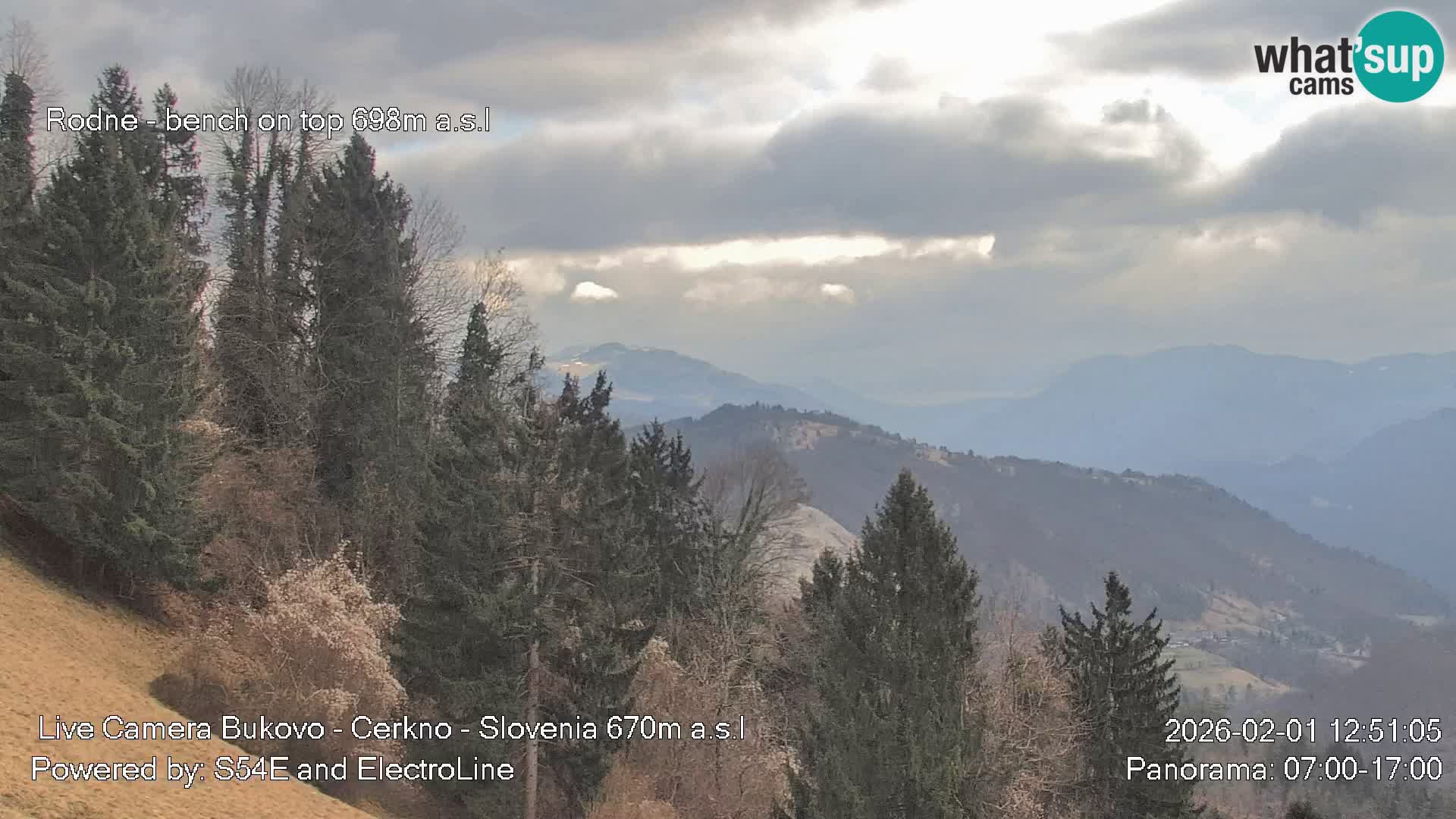 Webcam Bukovo – Baška grapa | Cerkno | Slovenia