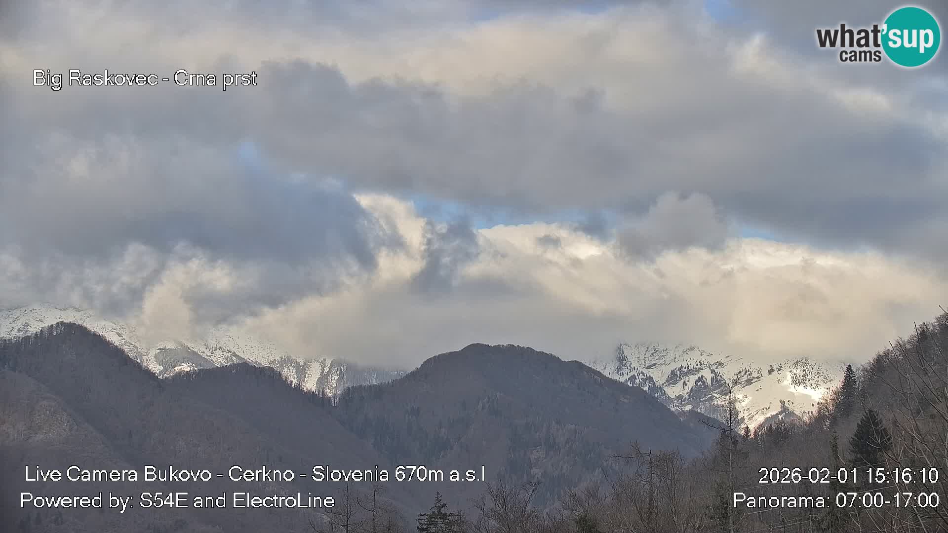 Webcam en vivo Bukovo – Baška grapa | Cerkno | Eslovenia