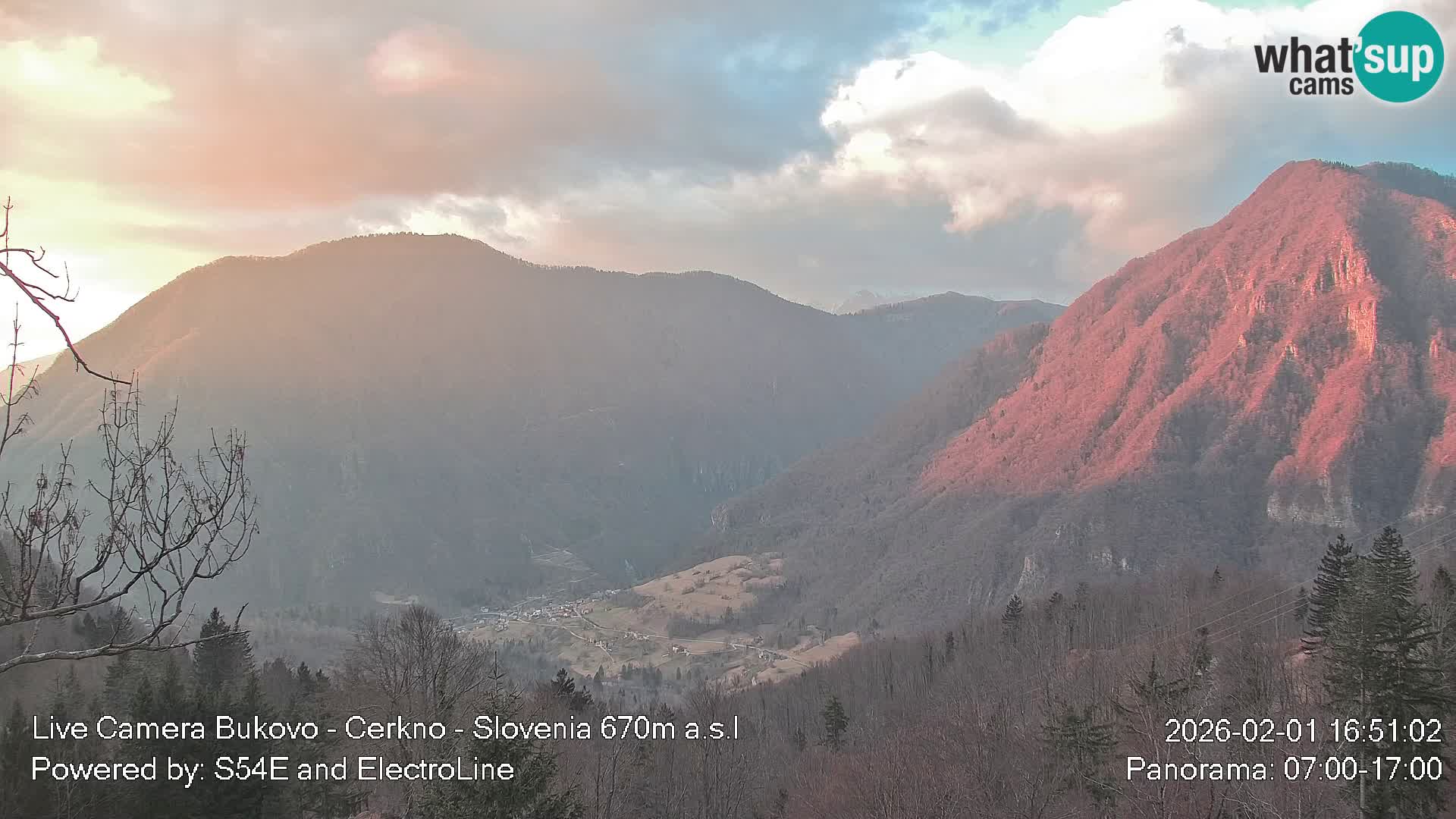 Webcam Bukovo – Baška grapa | Cerkno | Slovenia