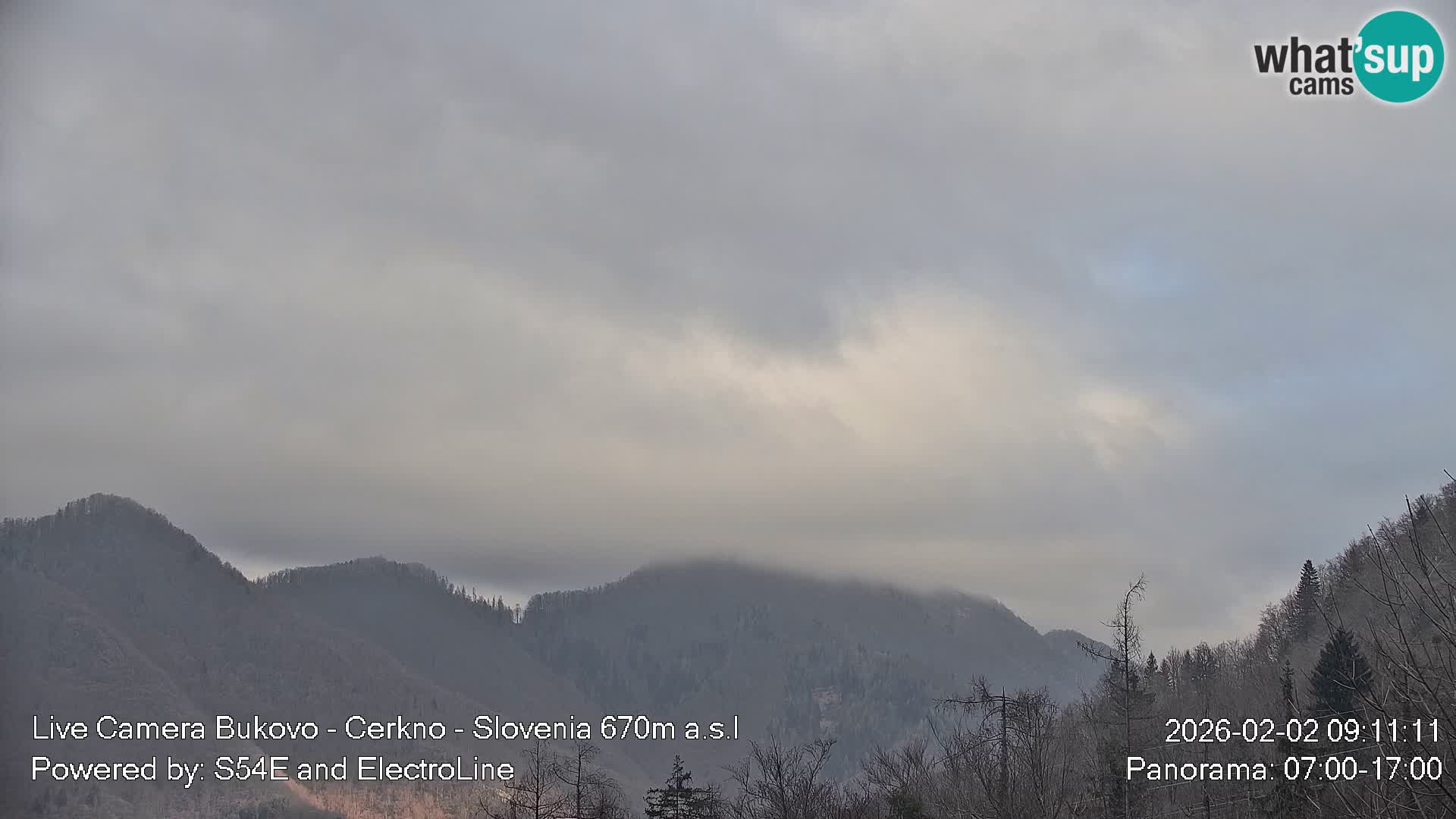 Webcam Bukovo – Baška grapa | Cerkno | Slovénie