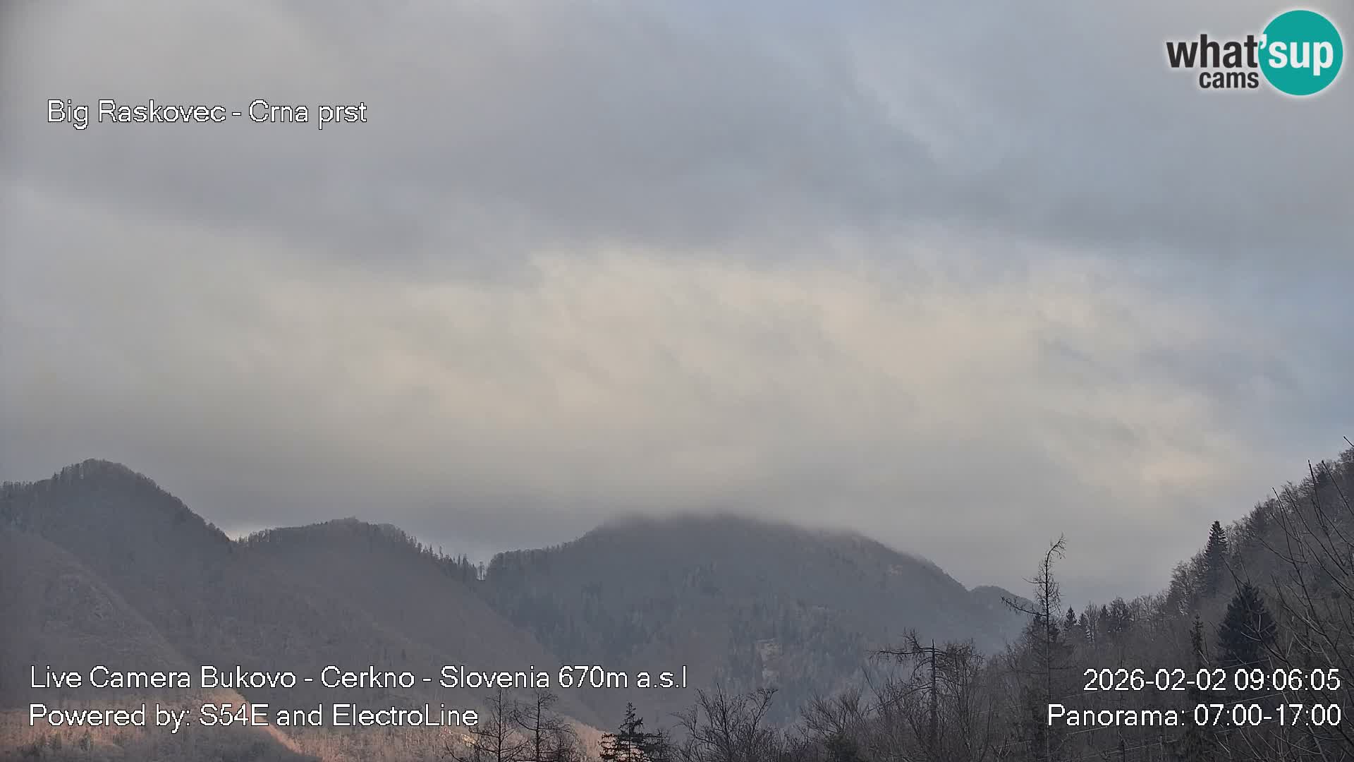 Bukovo Webcam – Baška grapa | Cerkno | Slowenien