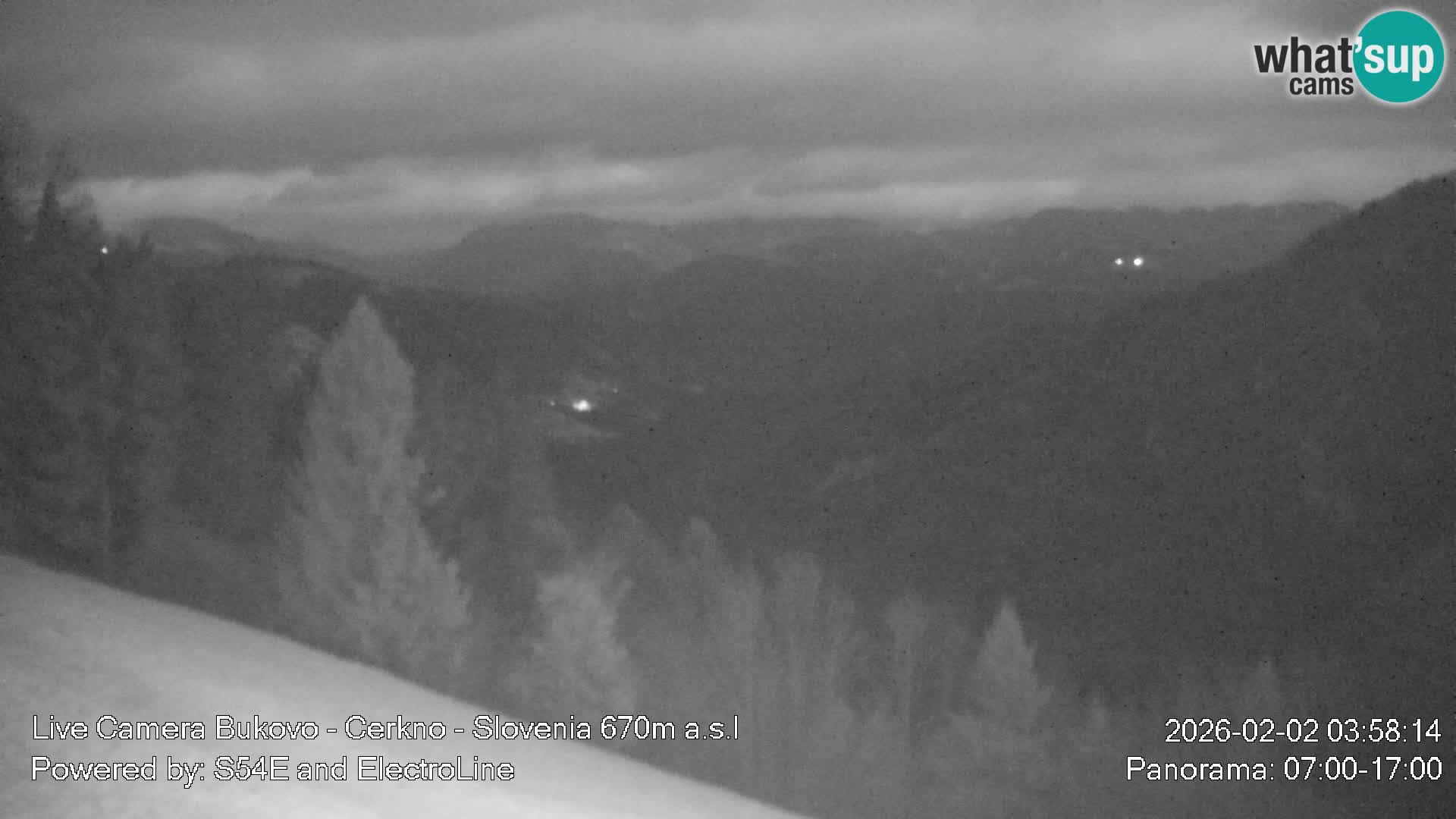 Web kamera Bukovo – Baška grapa | Cerkno | Slovenija