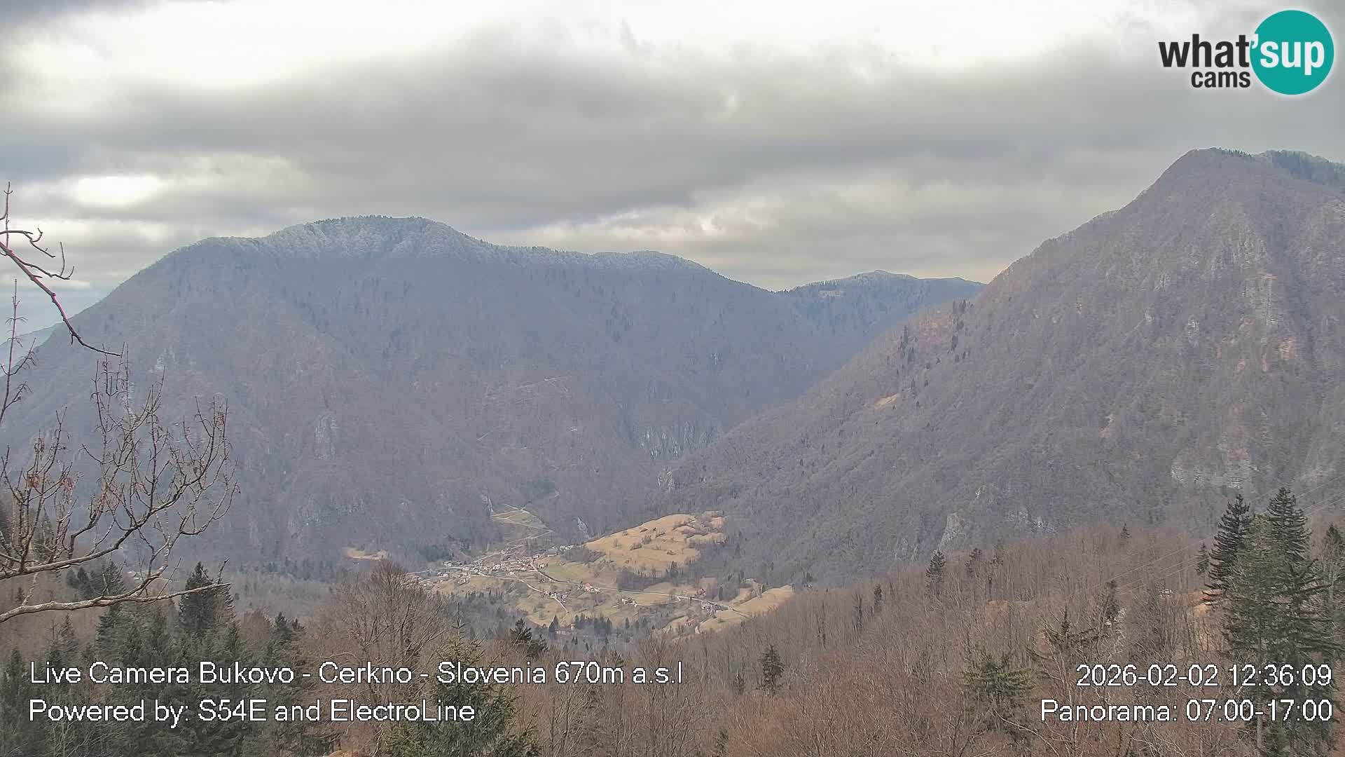 Bukovo Webcam – Baška grapa | Cerkno | Slowenien